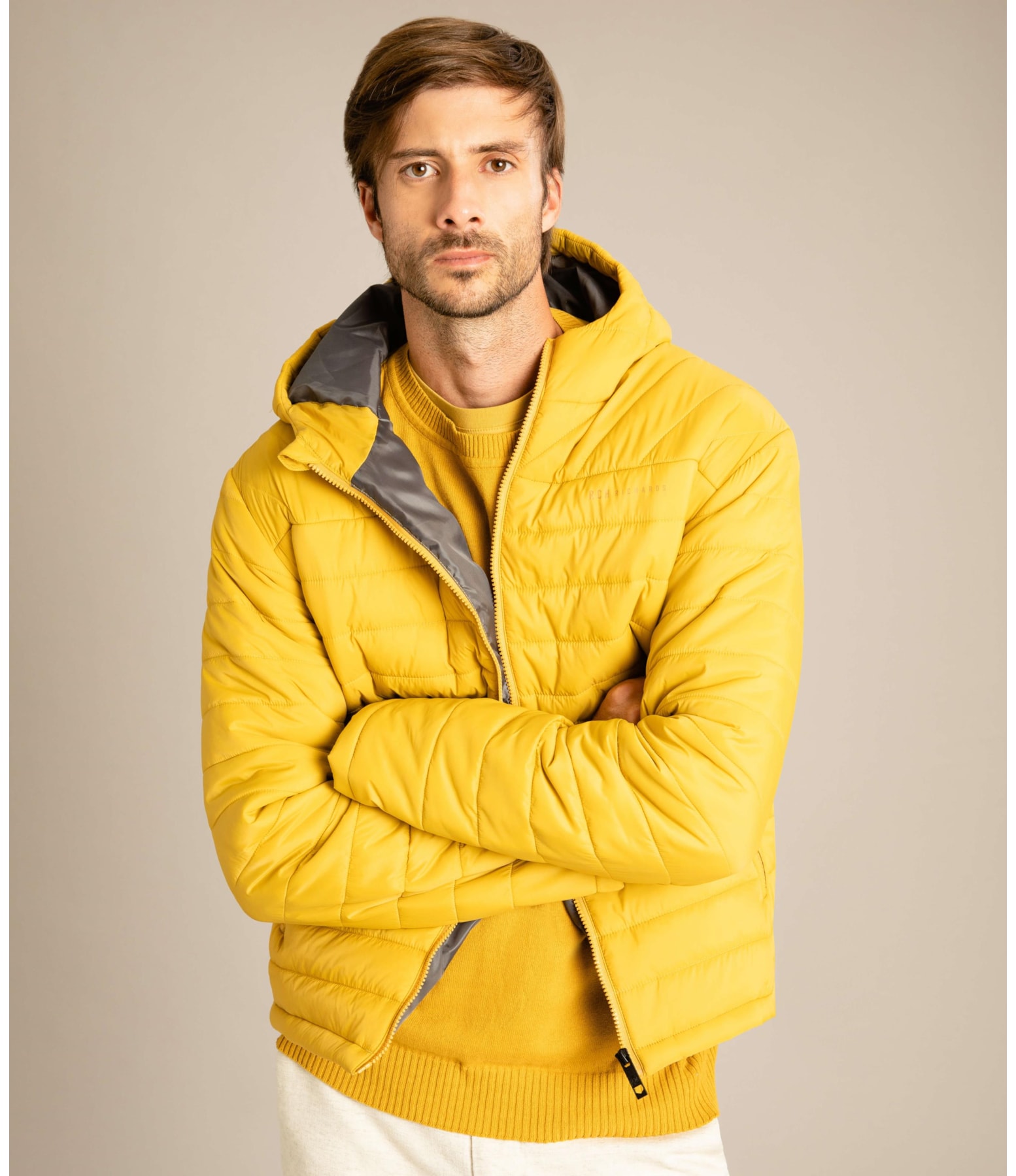 Jaqueta Nylon Light San Juan Mostarda
