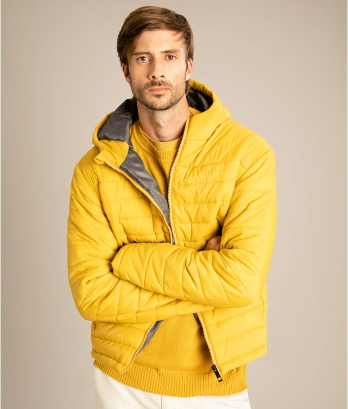 Jaqueta Nylon Light San Juan Mostarda