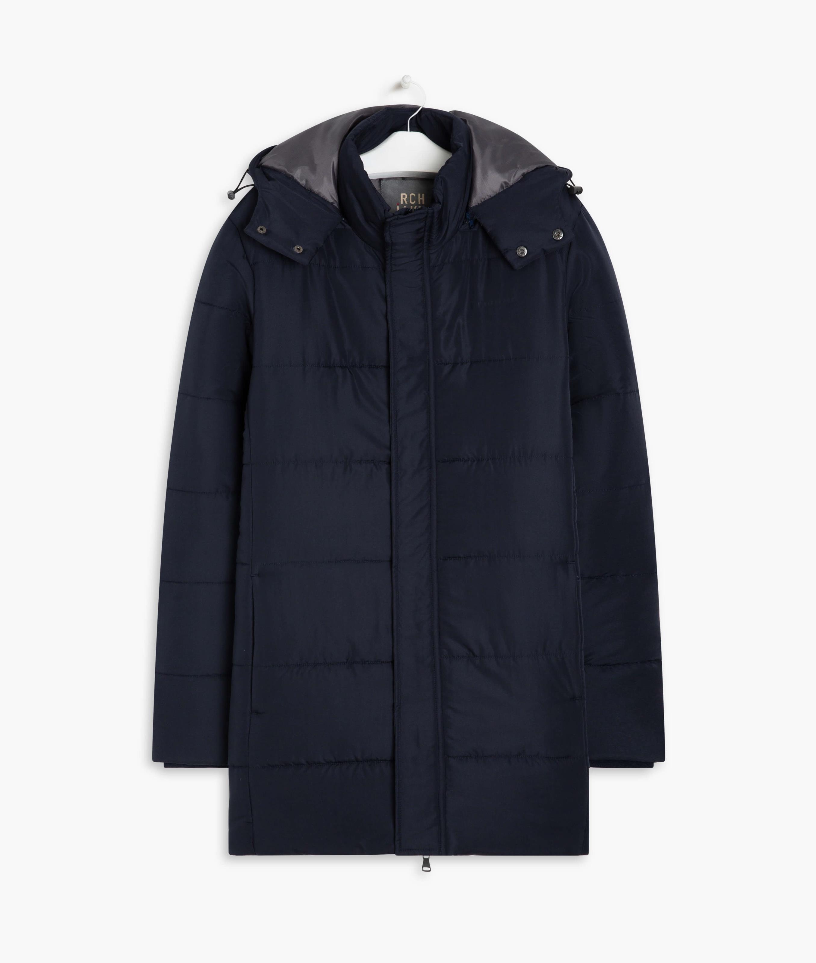 Jaqueta Nylon Long Dark Navy