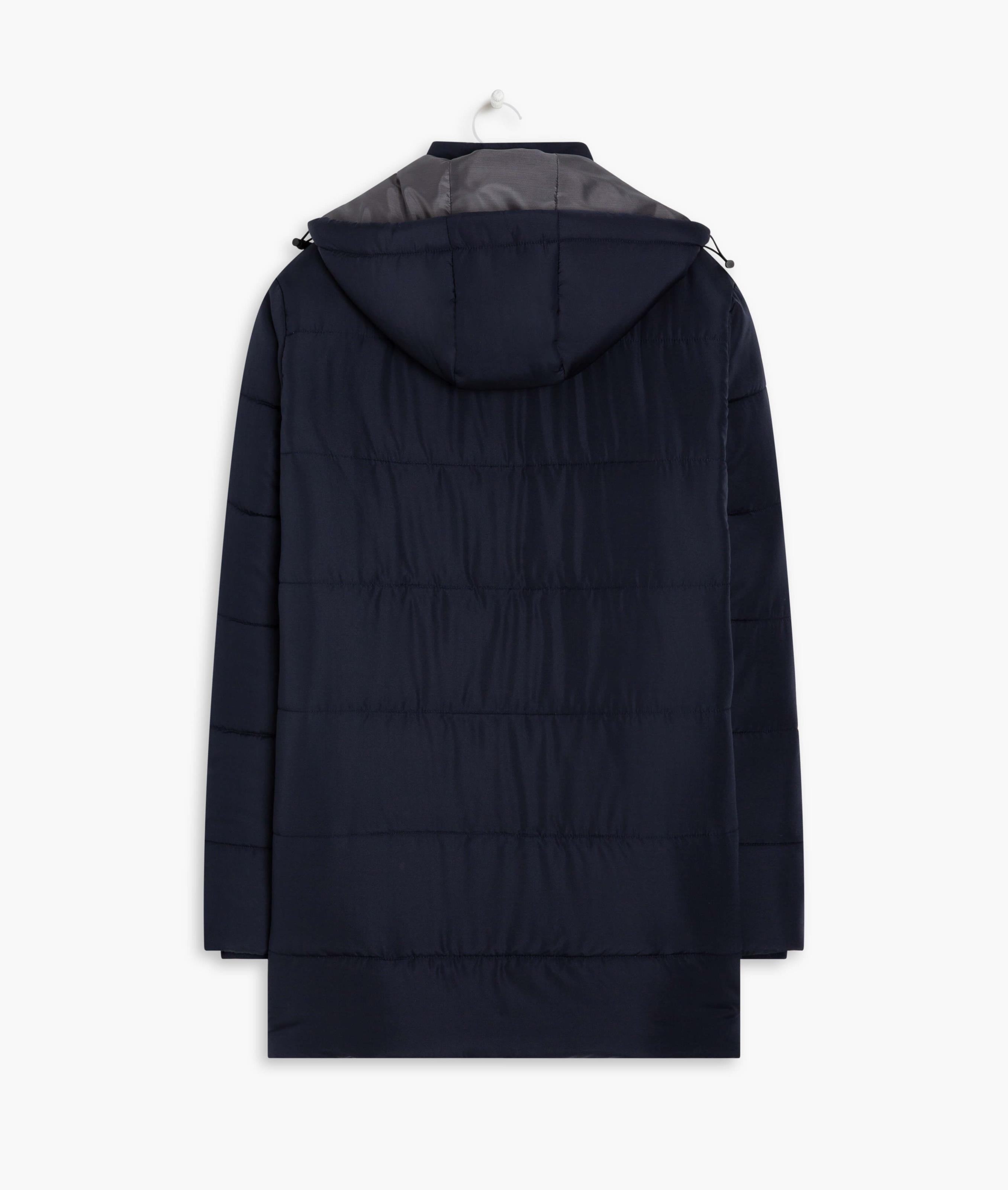 Jaqueta Nylon Long Dark Navy