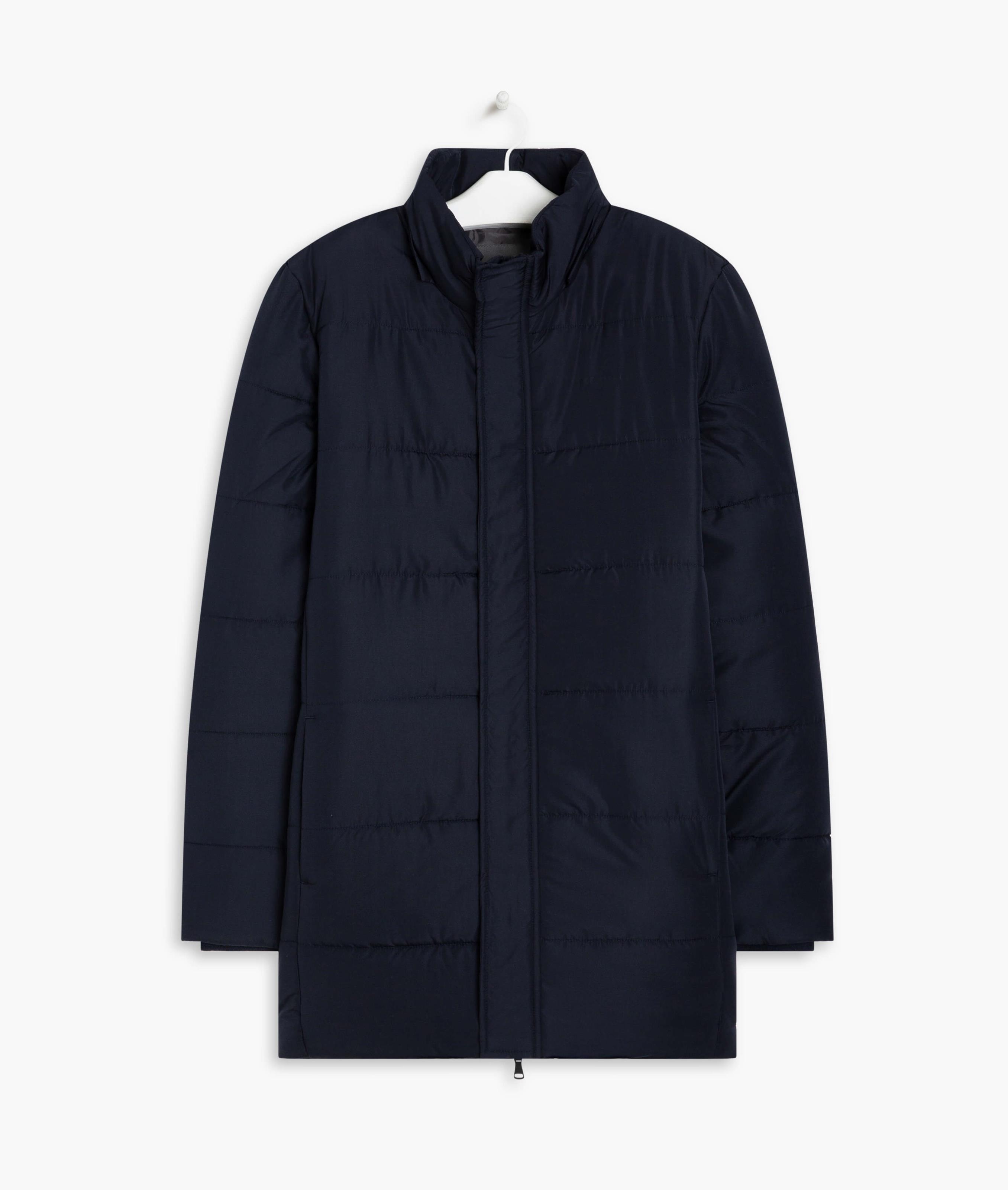 Jaqueta Nylon Long Dark Navy