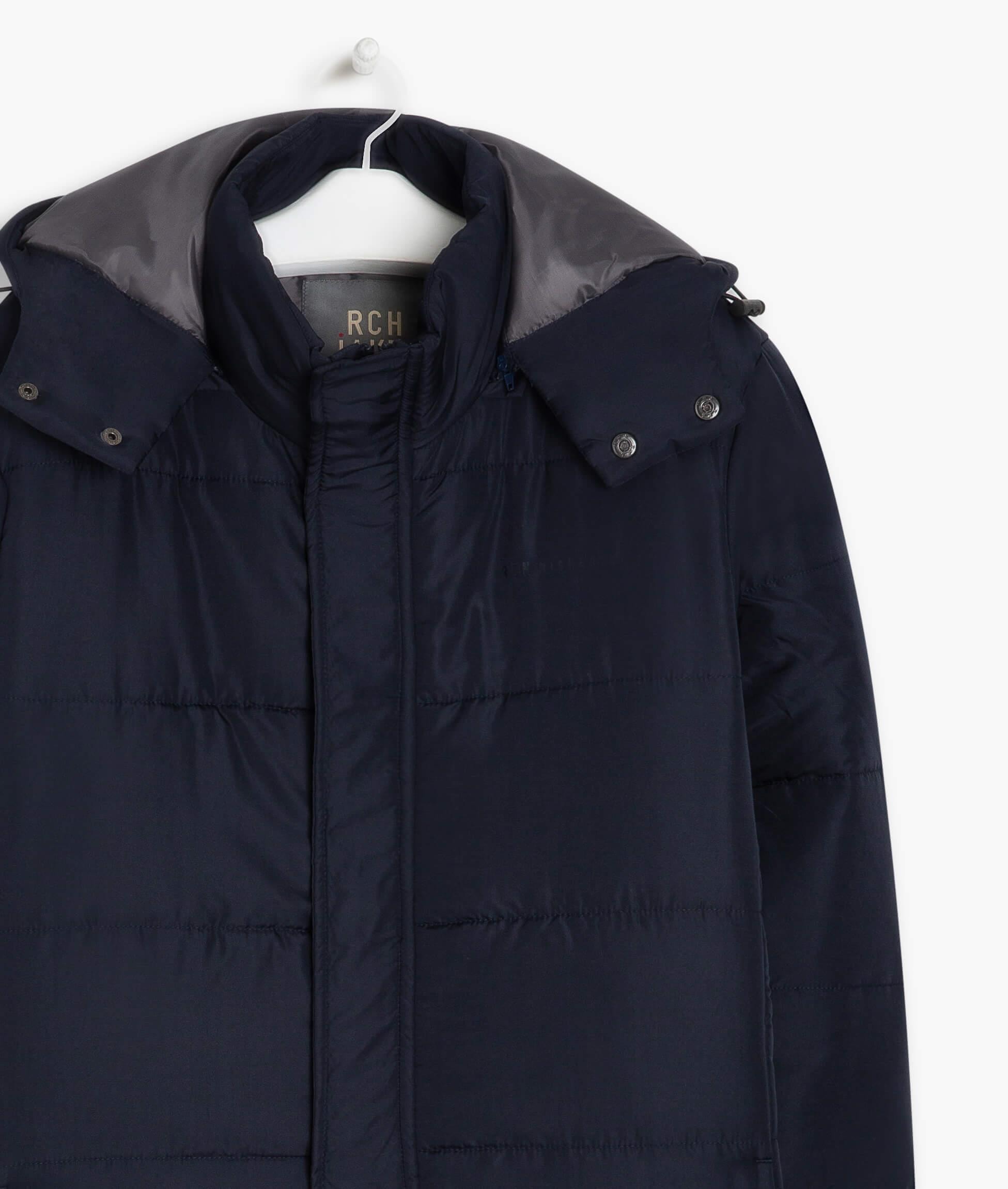 Jaqueta Nylon Long Dark Navy