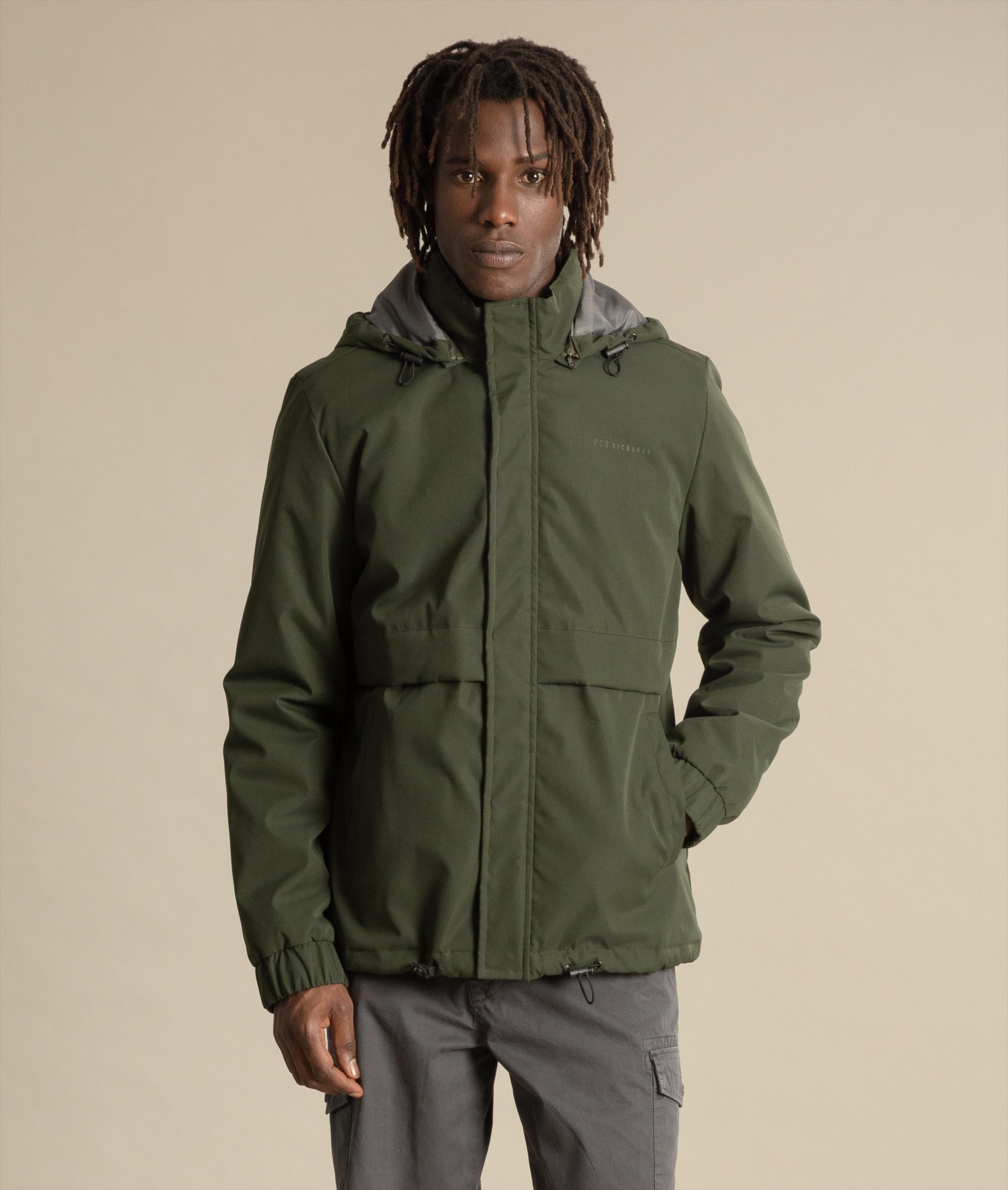 Jaqueta Nylon Puebla Verde Militar