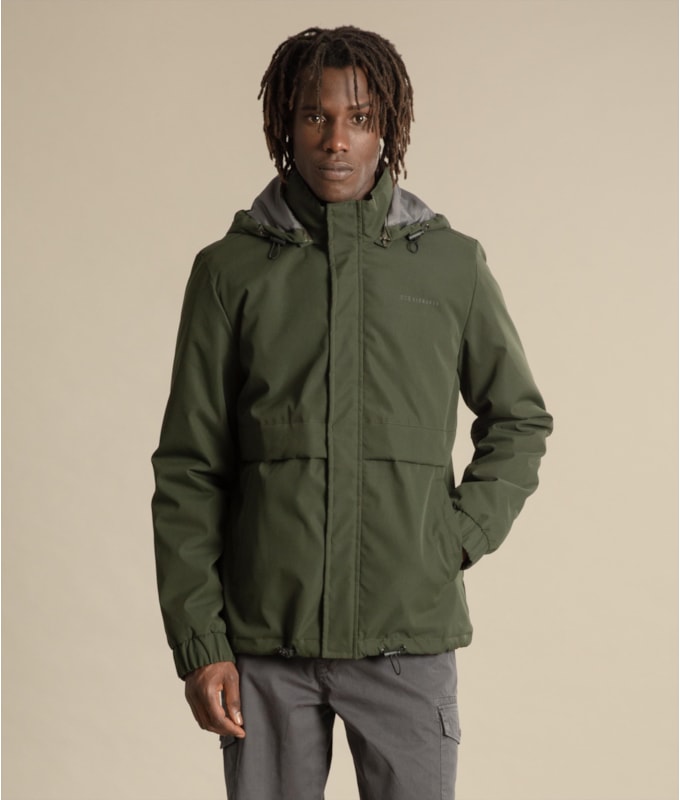 Jaqueta Nylon Puebla Verde Militar