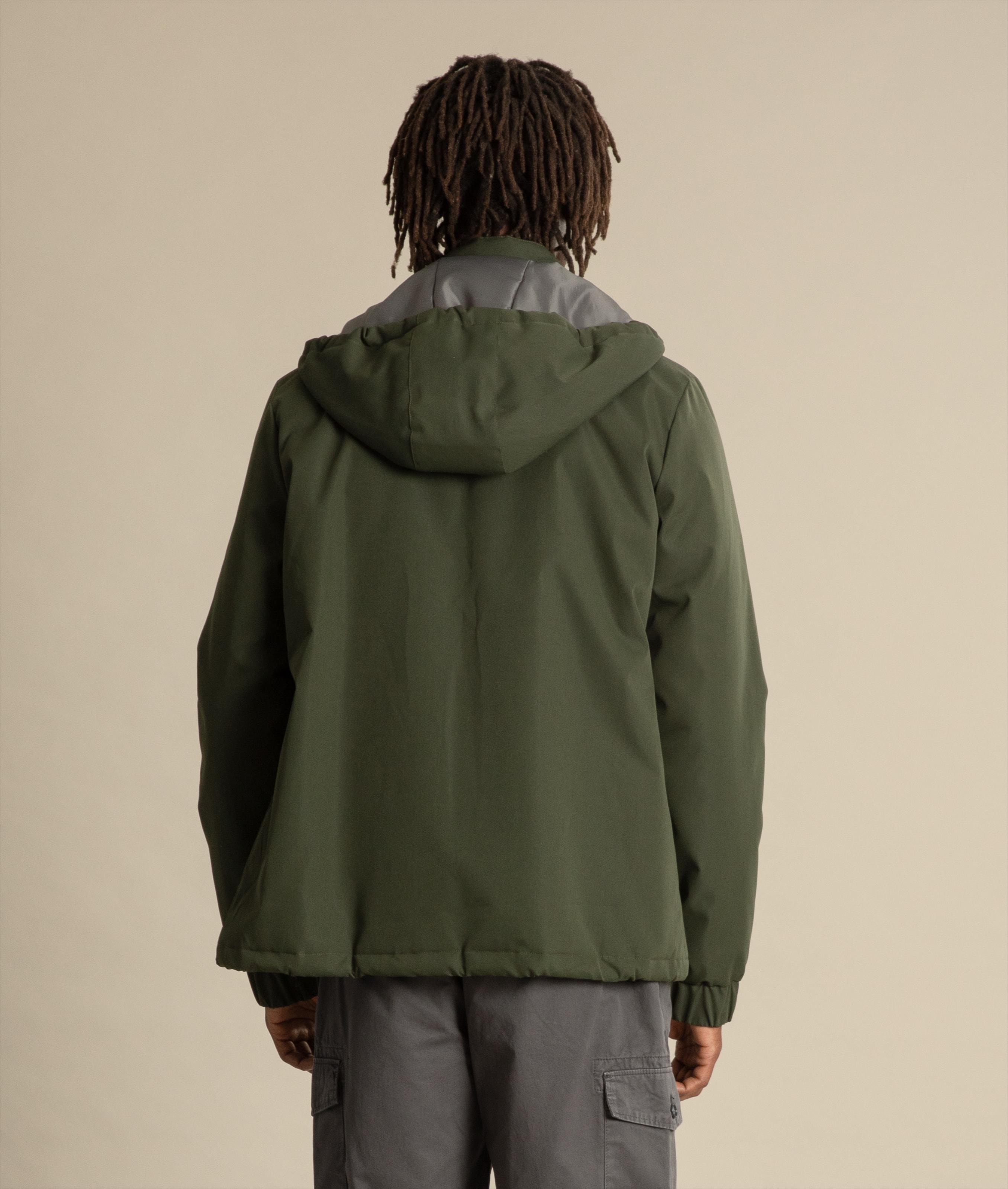 Jaqueta Nylon Puebla Verde Militar