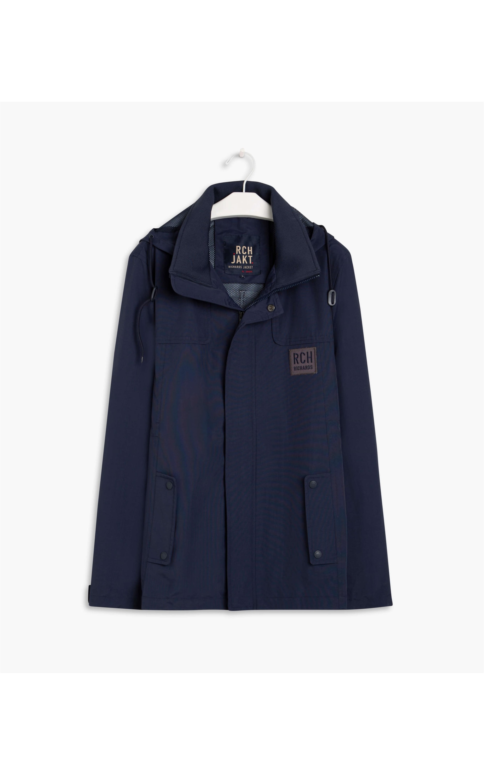 Jaqueta Nylon Ribbon Leeds Dark Navy