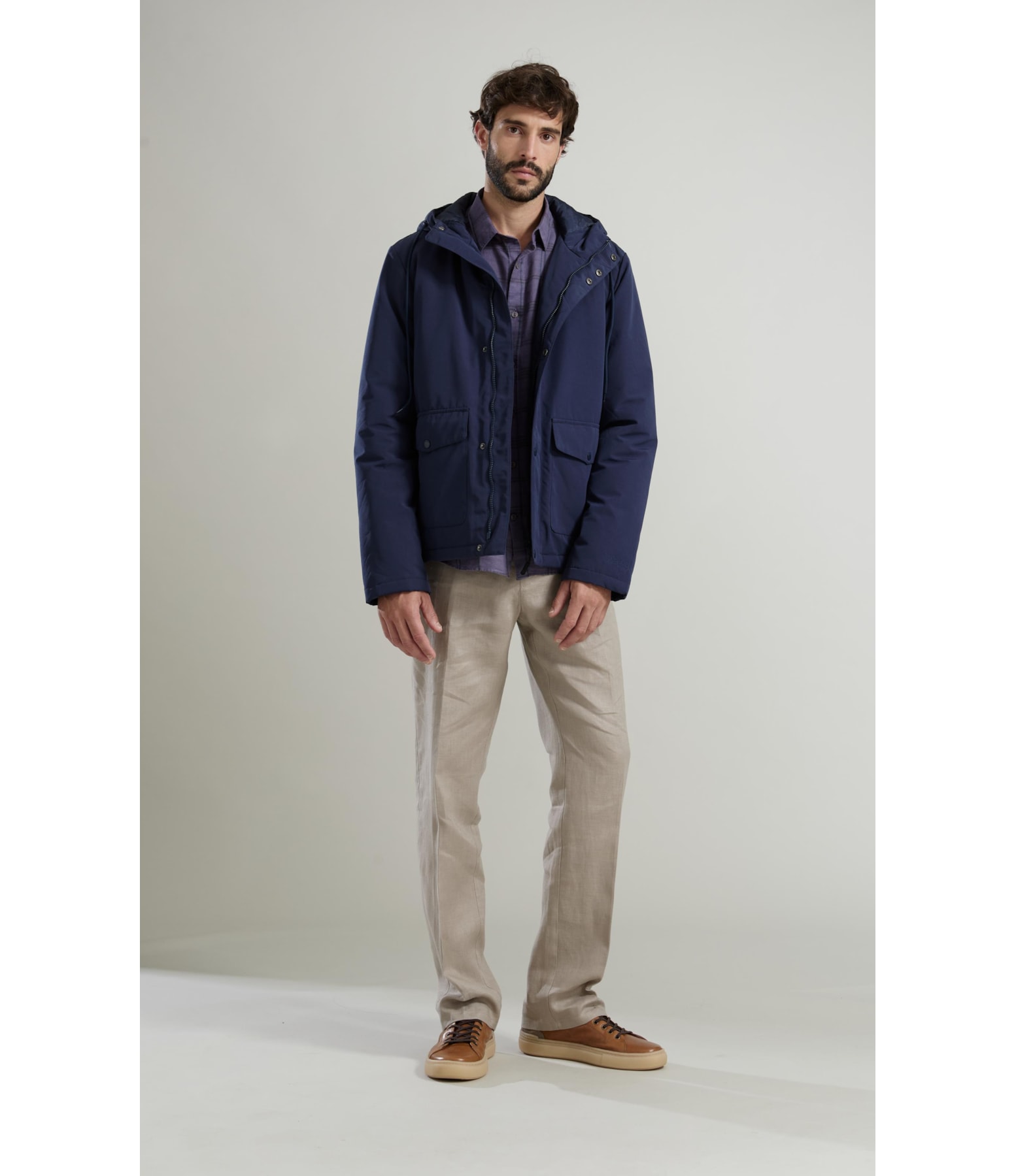 Jaqueta Nylon Valle Bravo Old Purple