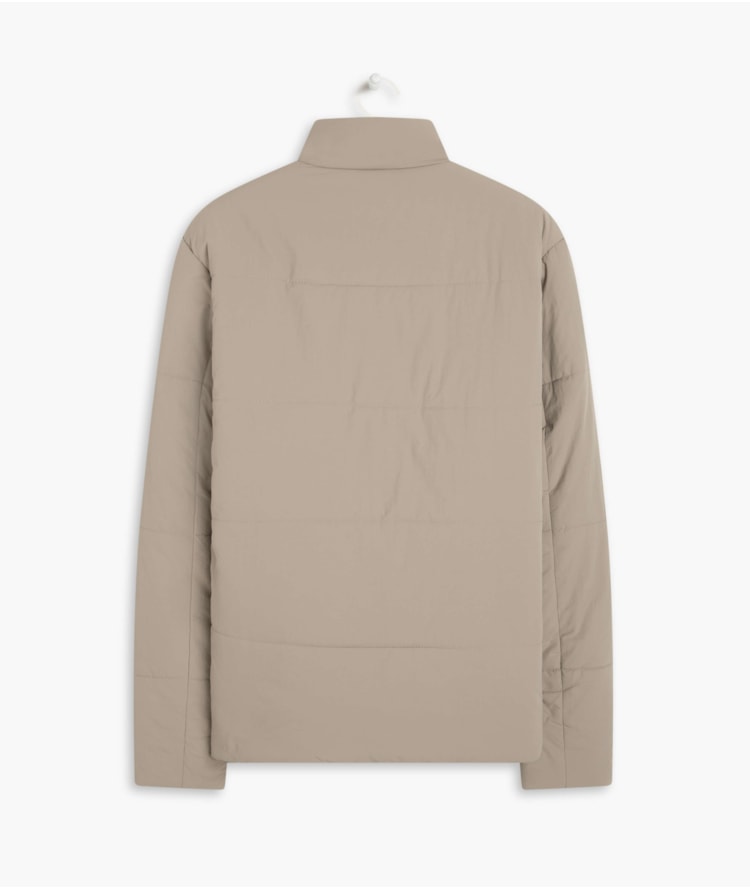 Jaqueta Puffer Bolso Invisivel Caqui