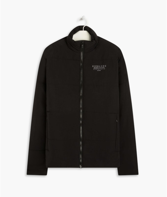 Jaqueta Puffer Bolso Invisivel Preto