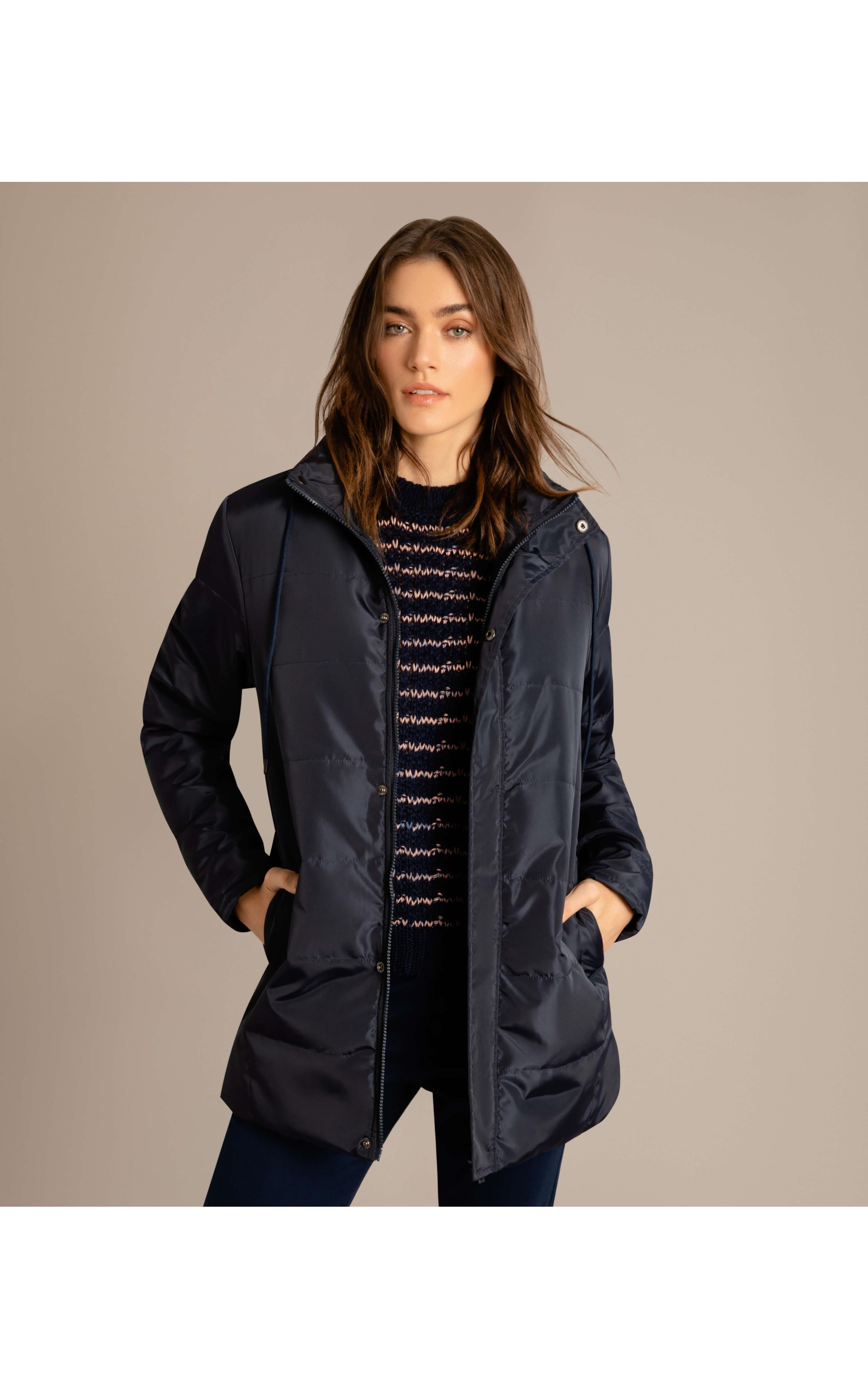 Jaqueta Quilted Puffer Dark Navy