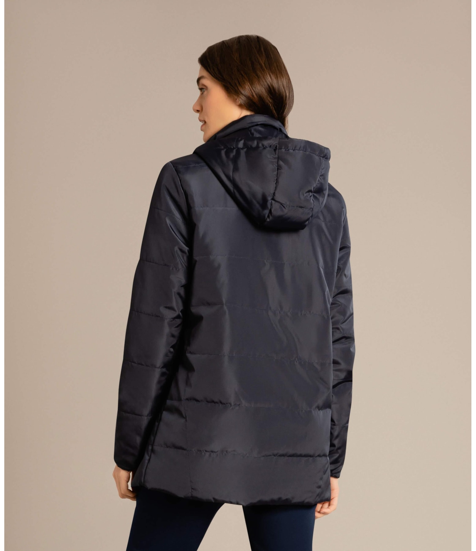Jaqueta Quilted Puffer Dark Navy