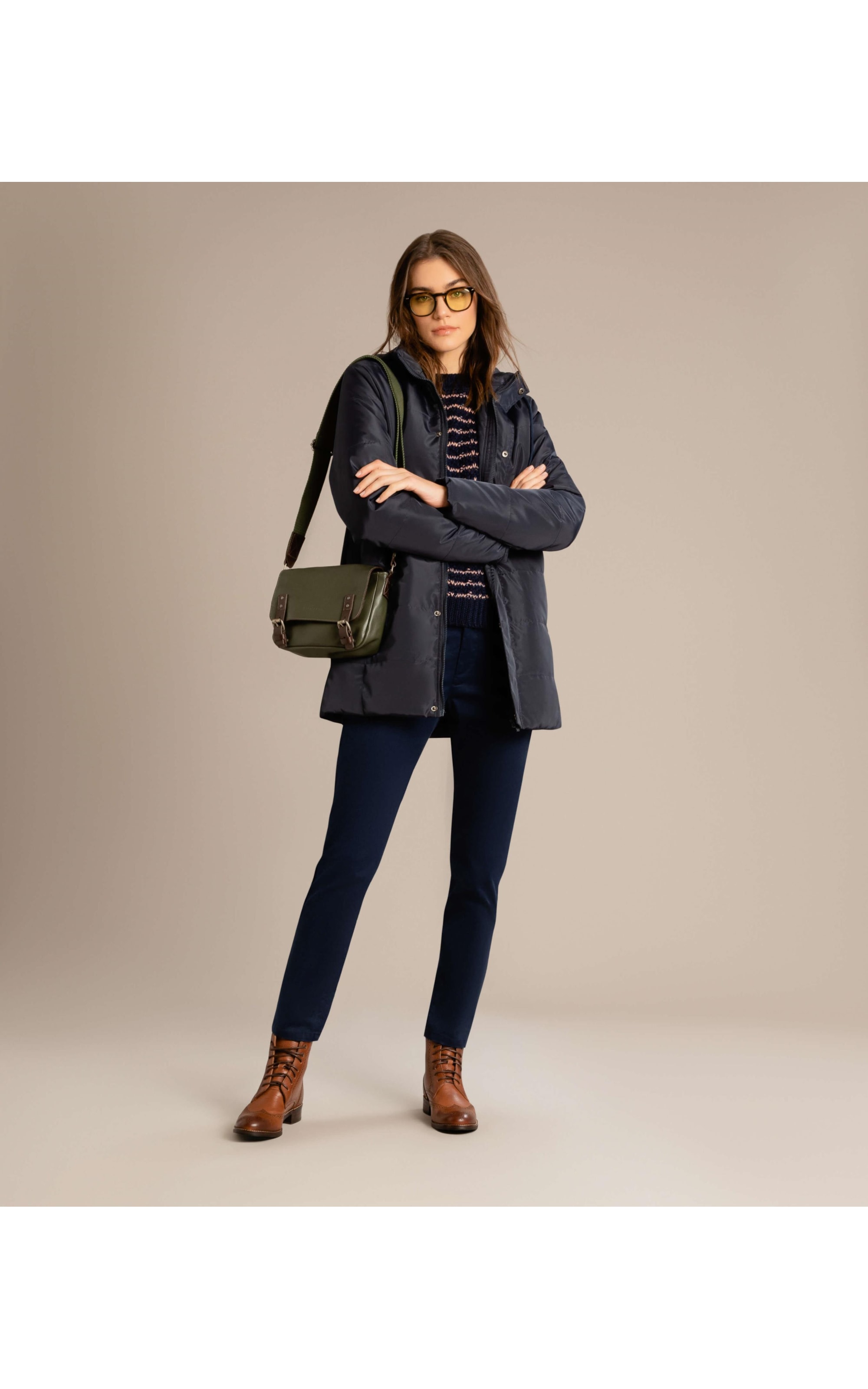 Jaqueta Quilted Puffer Dark Navy