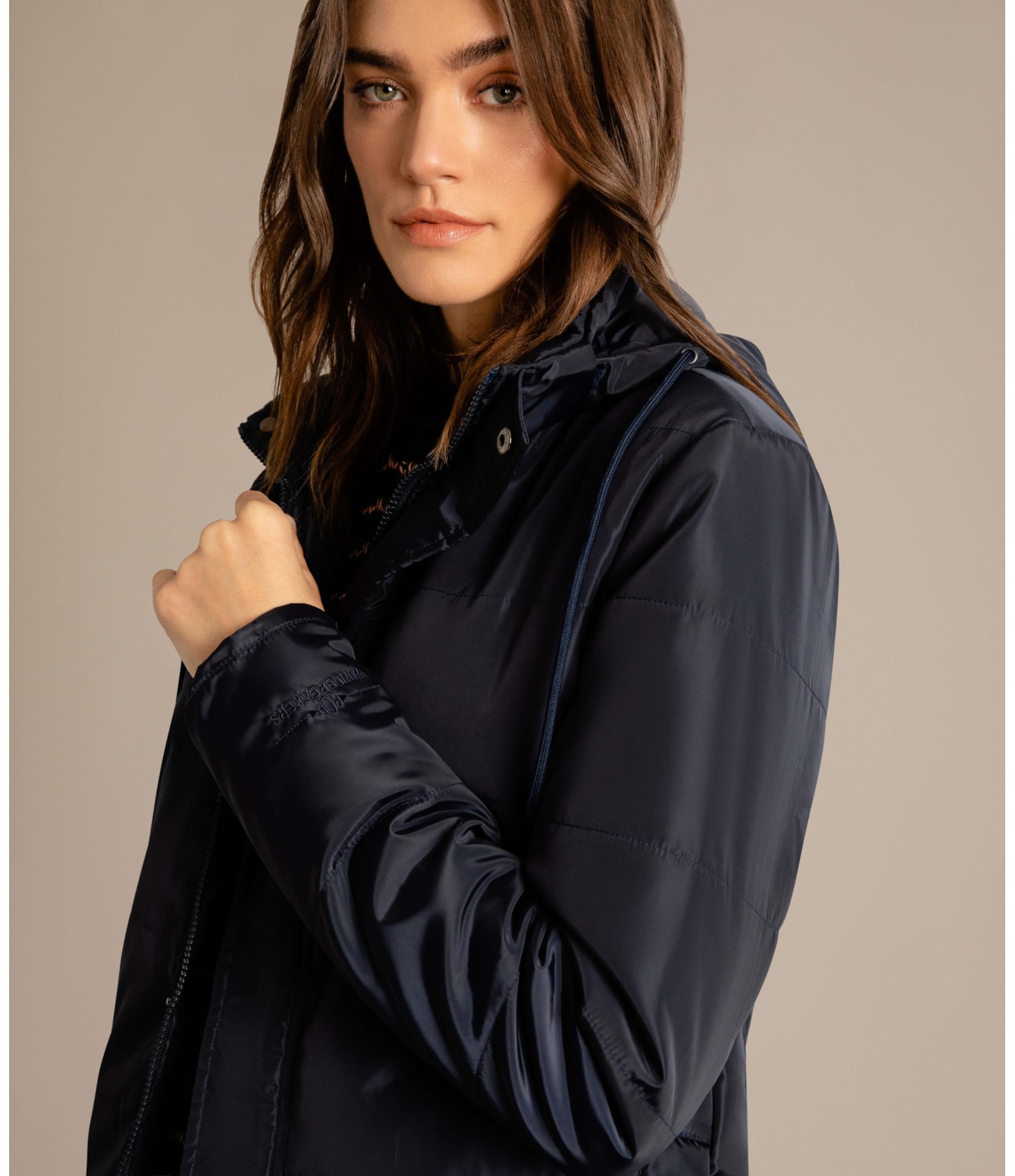 Jaqueta Quilted Puffer Dark Navy