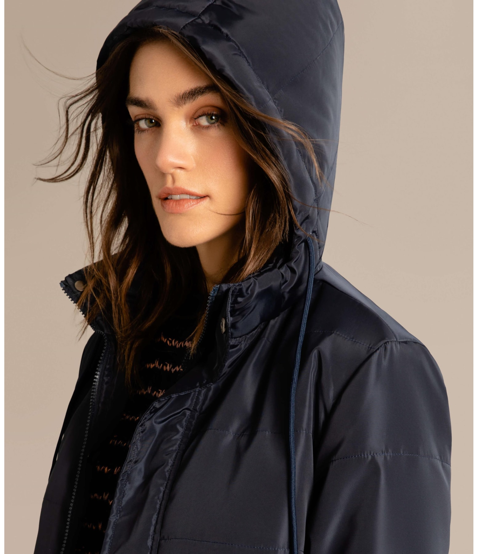 Jaqueta Quilted Puffer Dark Navy