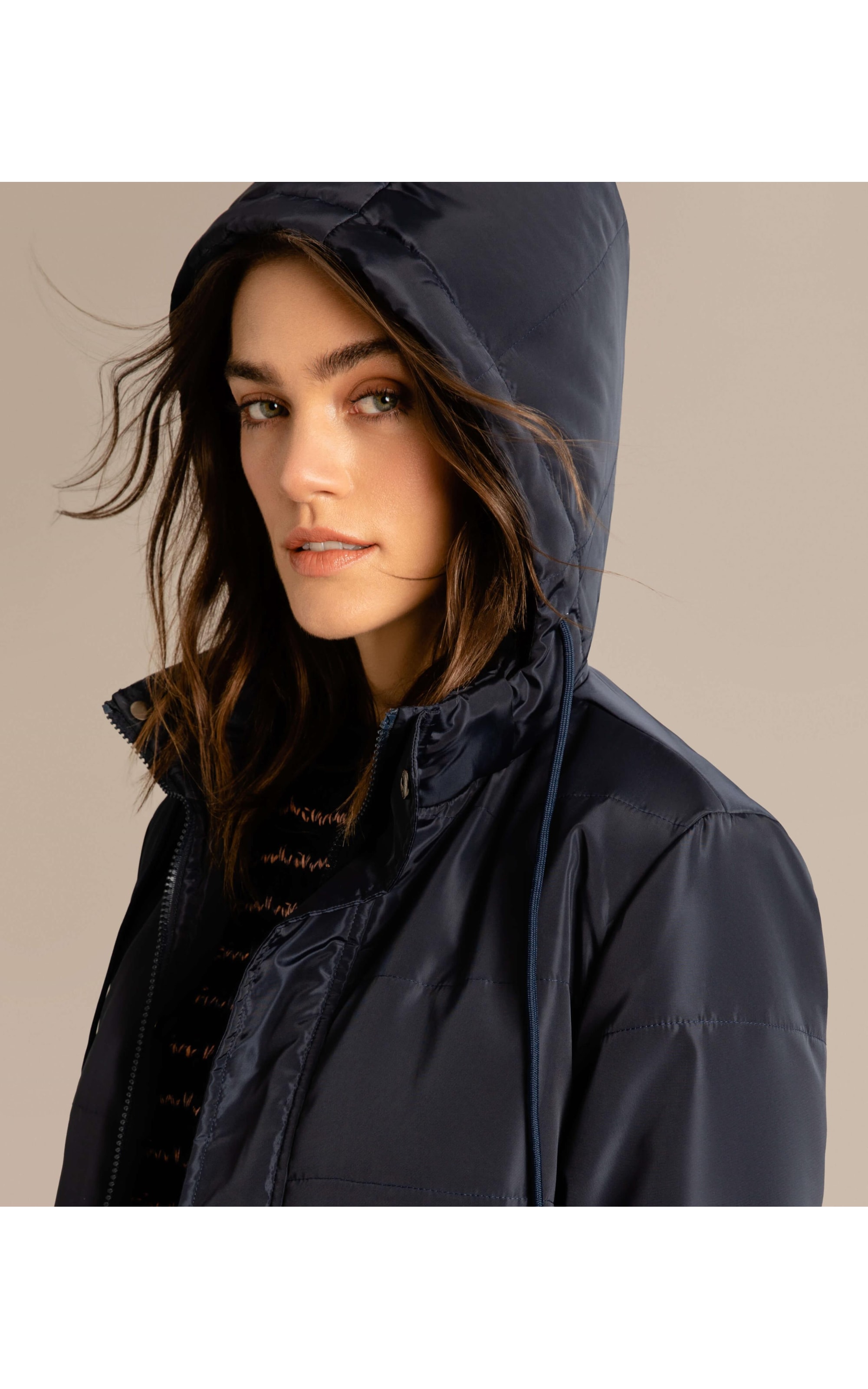 Jaqueta Quilted Puffer Dark Navy