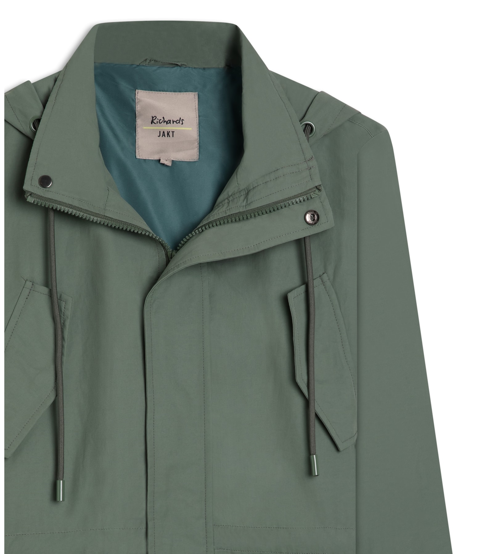  Jaqueta Rain Linho Blend Floresta