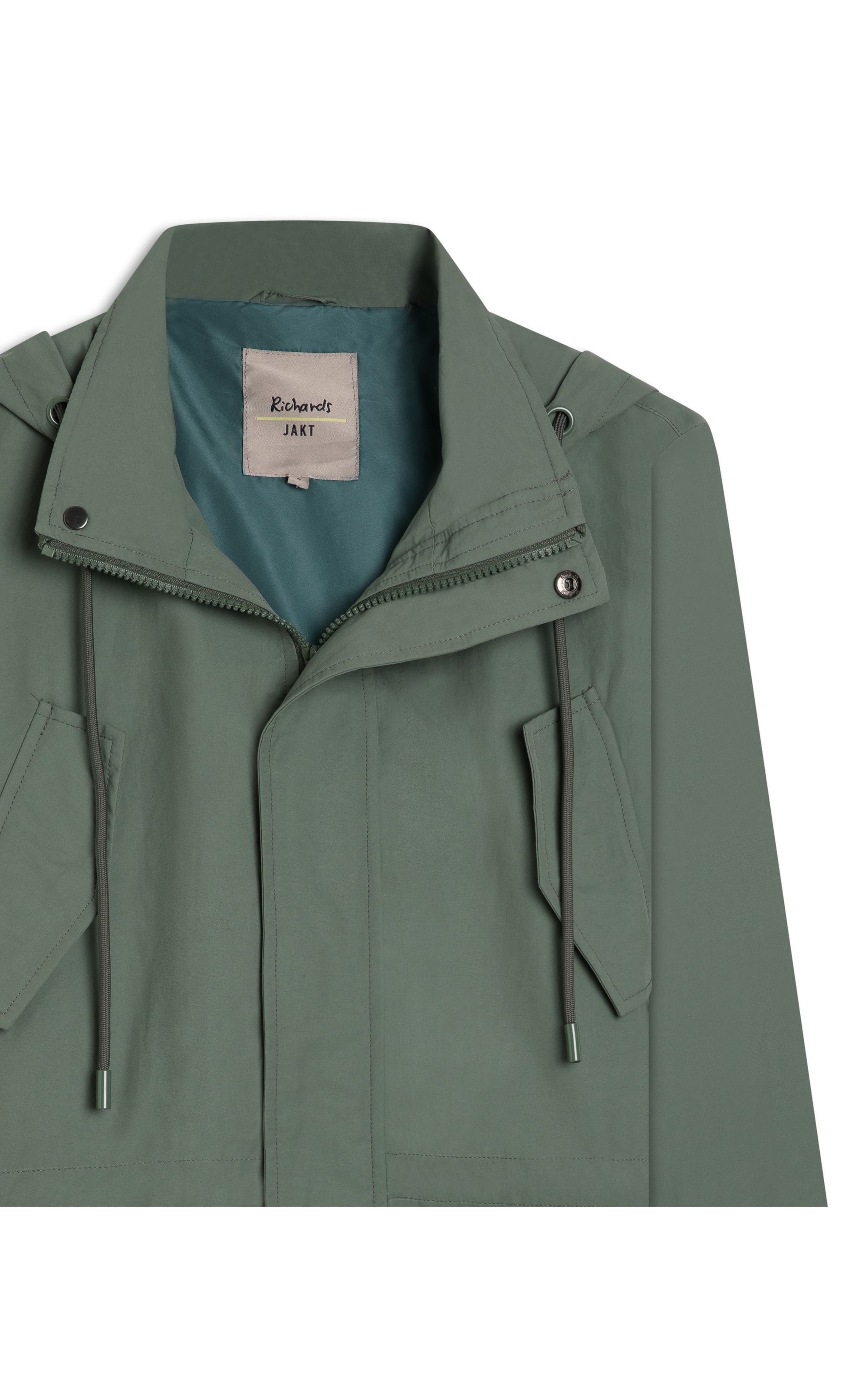 Jaqueta Rain Linho Blend Floresta