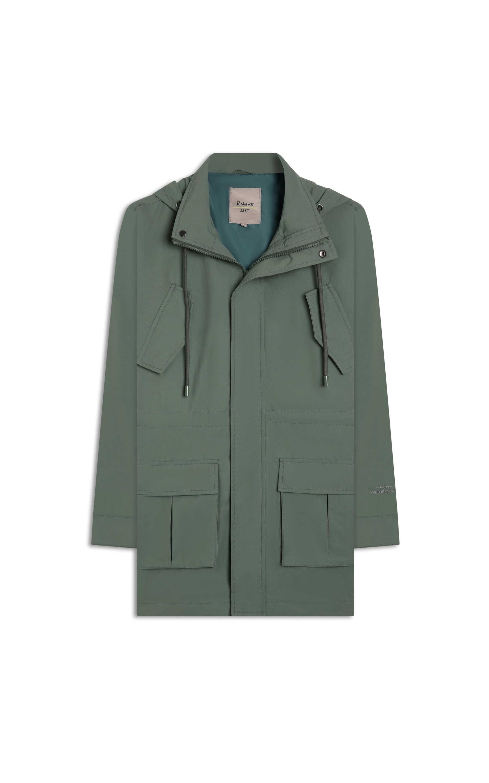  Jaqueta Rain Linho Blend Floresta