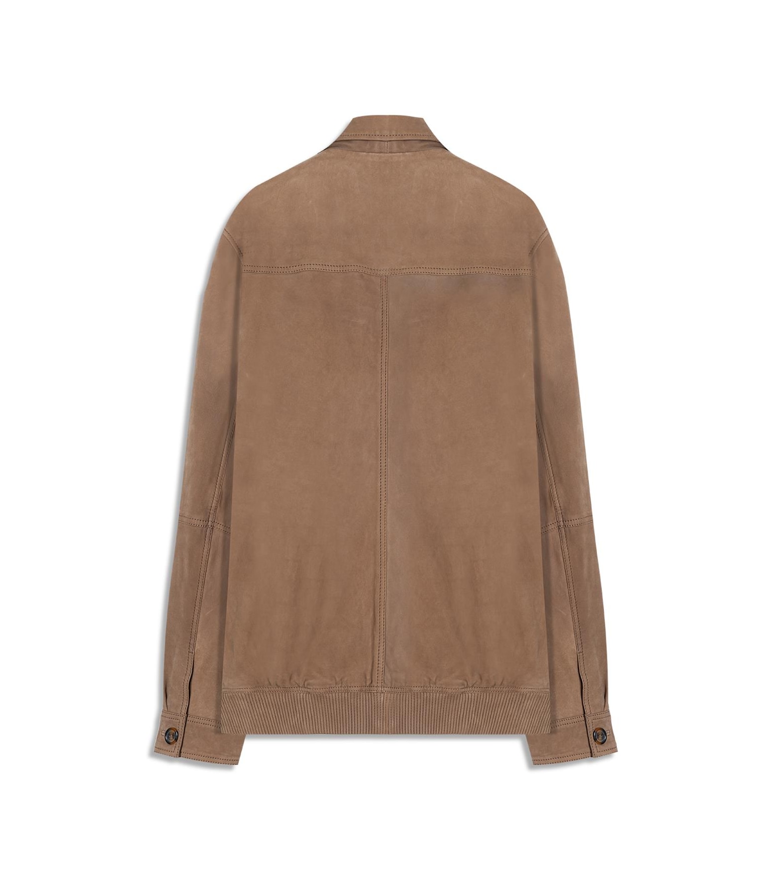 Jaqueta Renan Leather Nubuck Caramelo