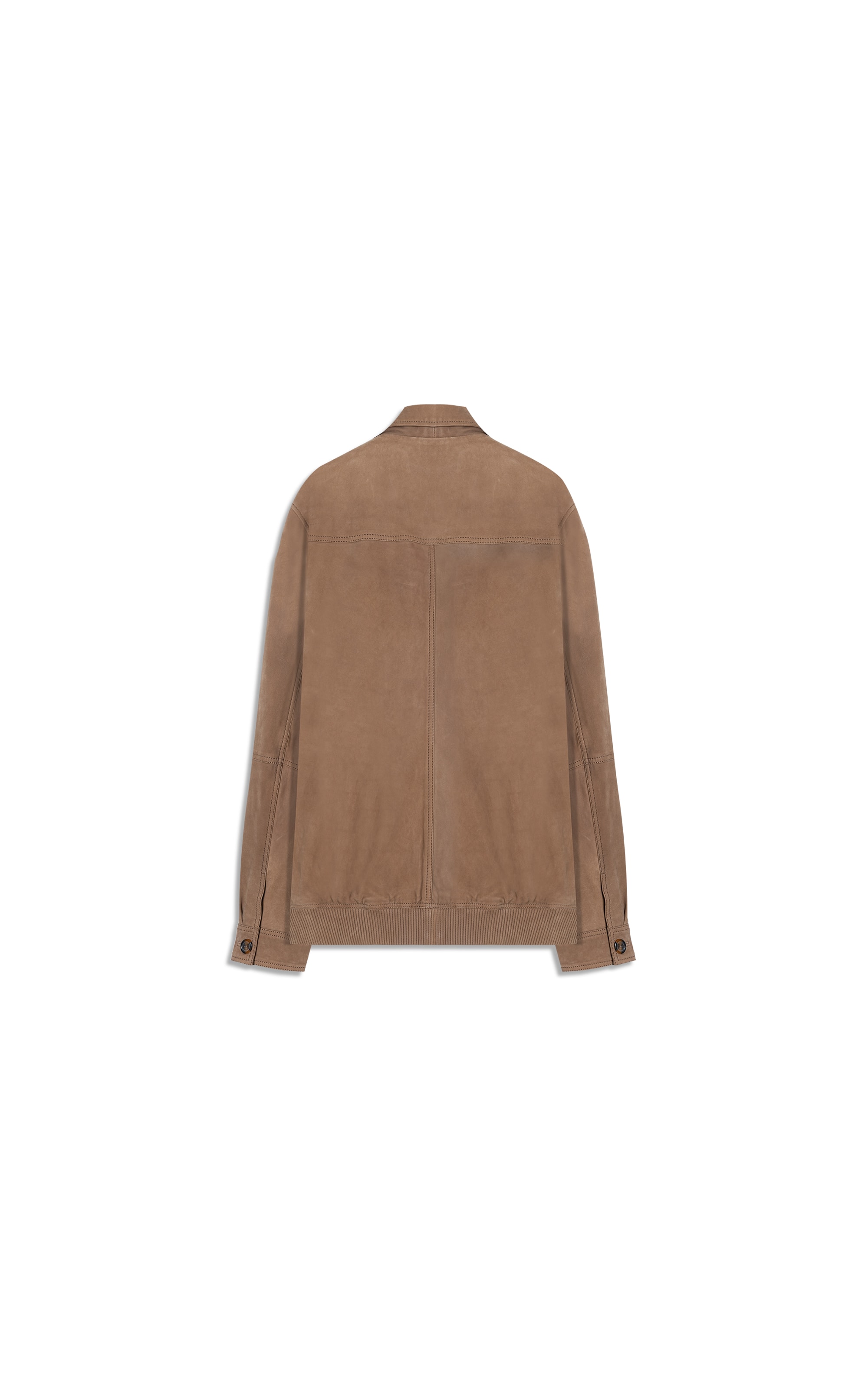 Jaqueta Renan Leather Nubuck Caramelo