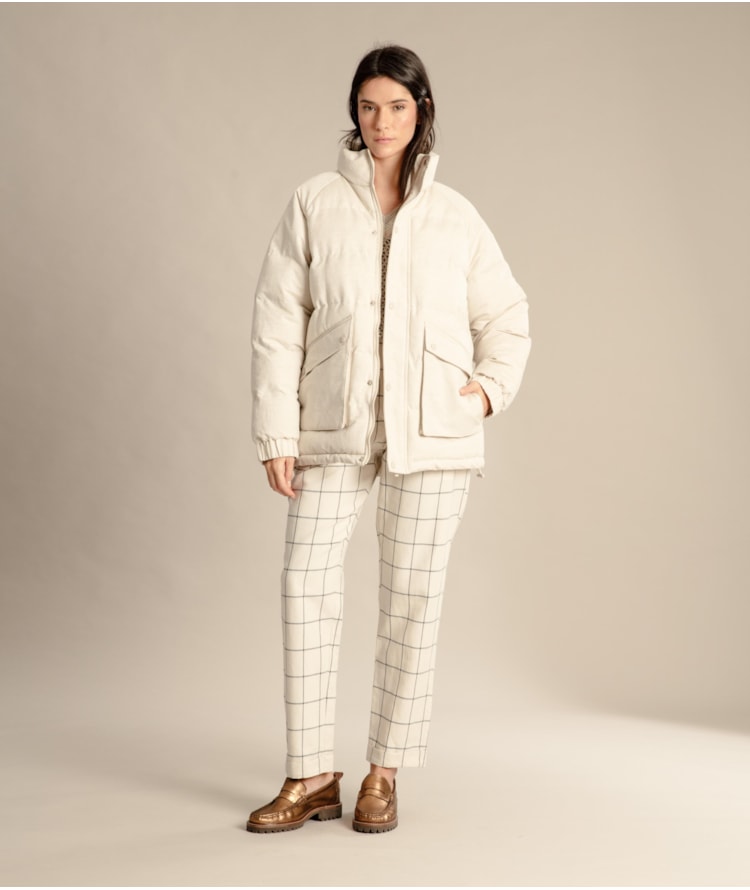 Jaqueta Rio Puffer Natural