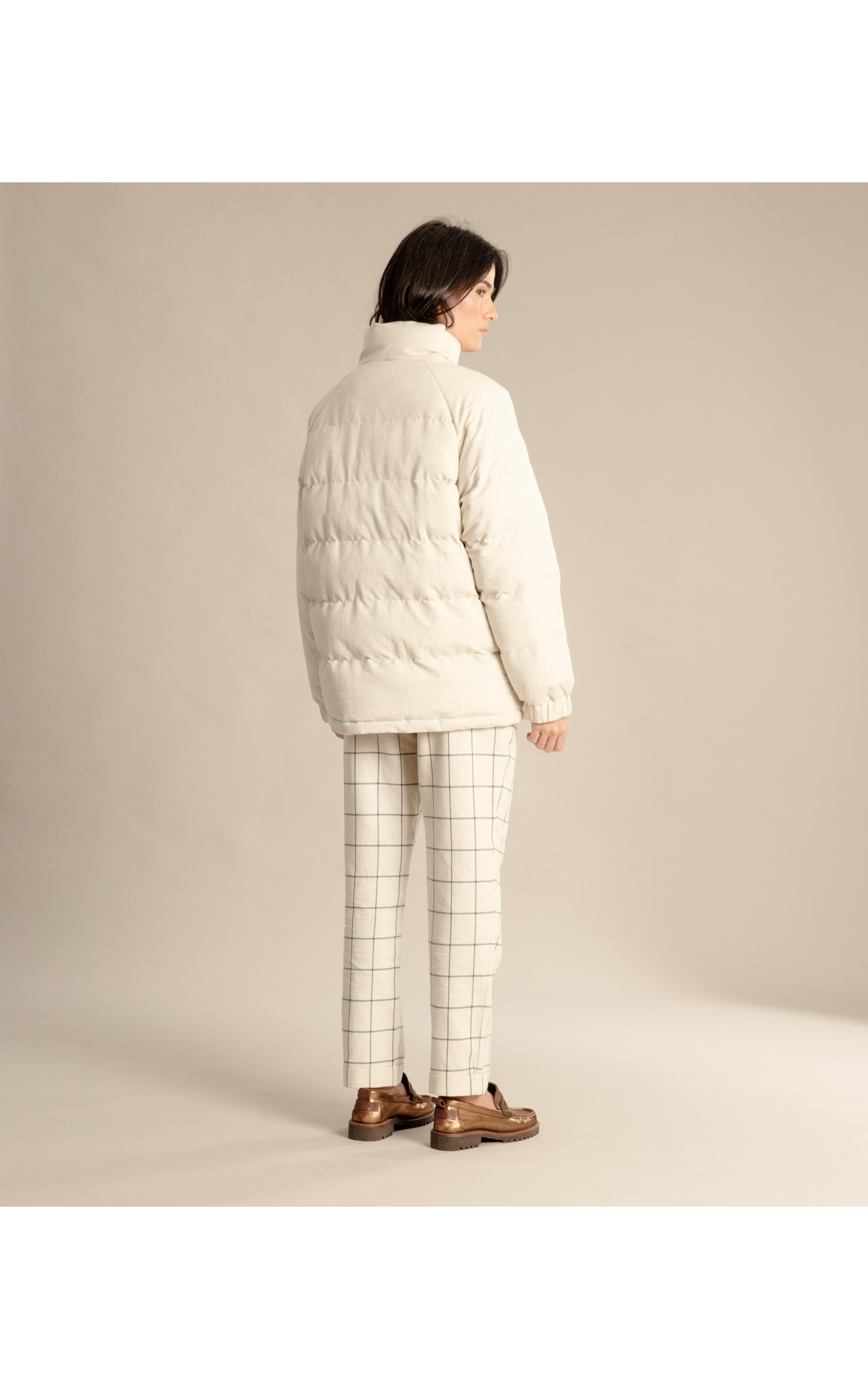 Jaqueta Rio Puffer Natural