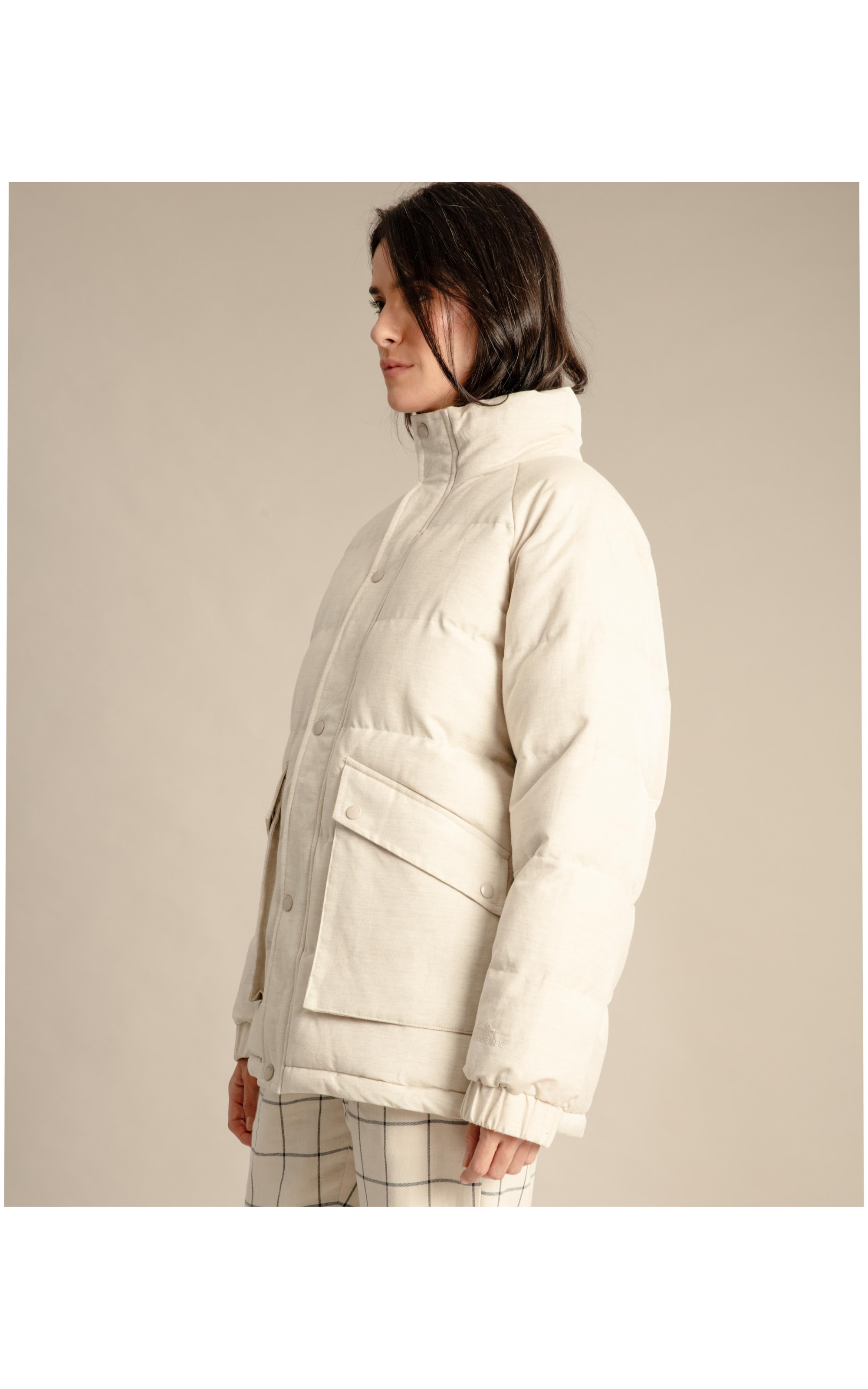 Jaqueta Rio Puffer Natural