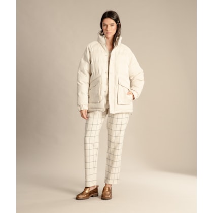 Jaqueta Rio Puffer Natural