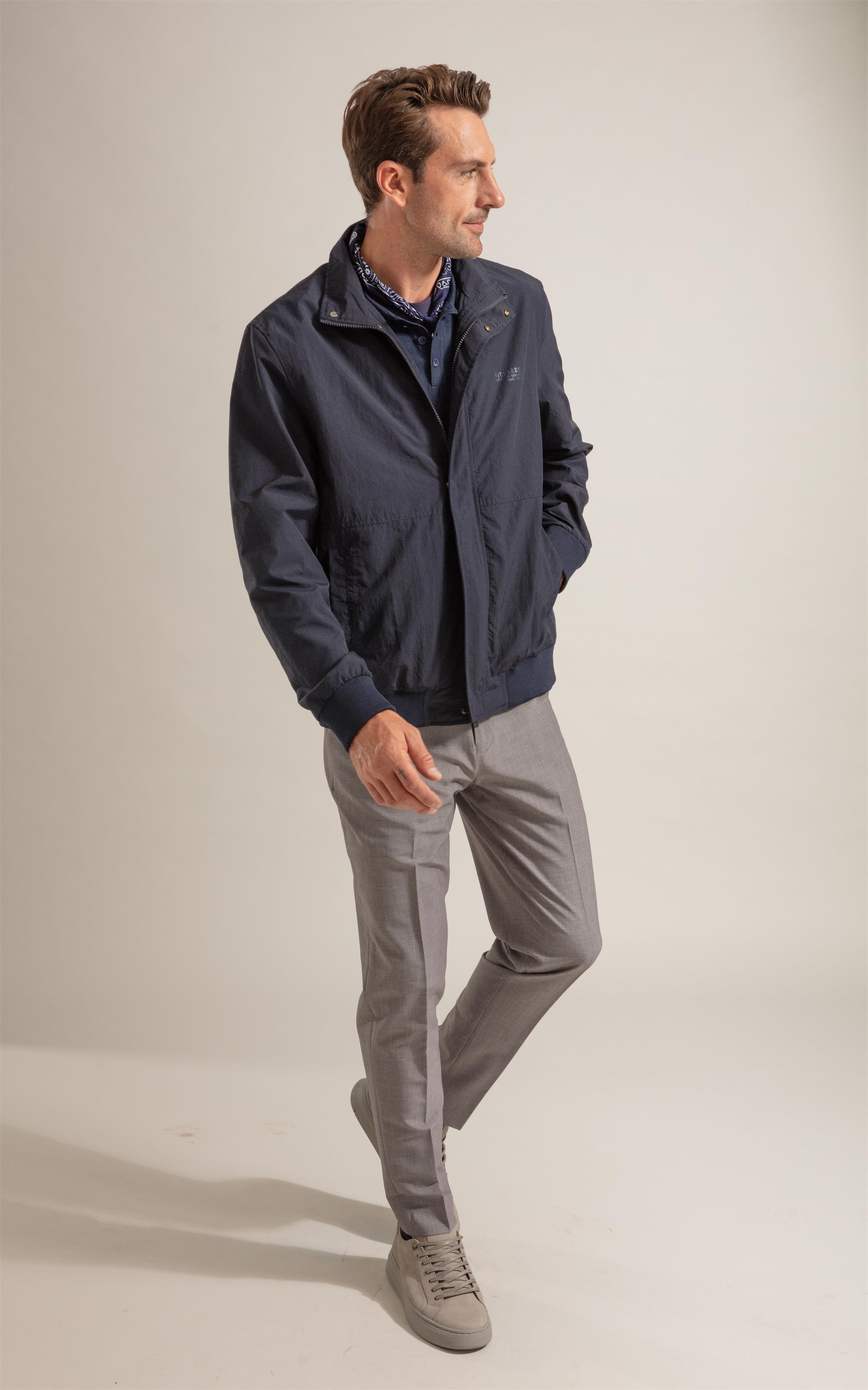 Jaqueta River Nylon Dark Navy