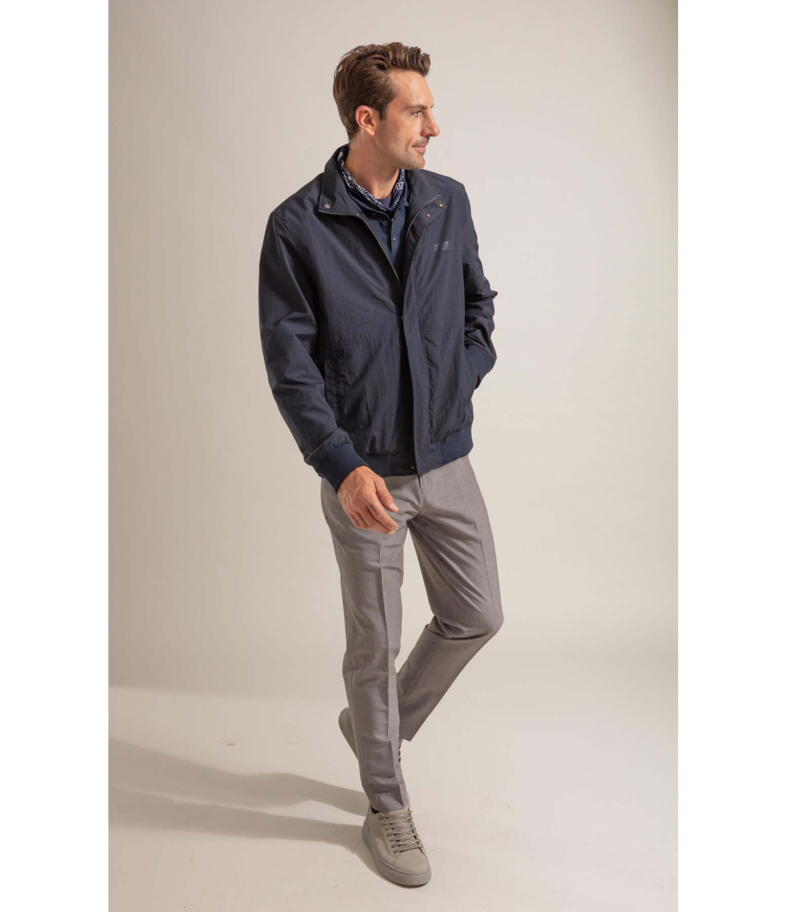 Jaqueta River Nylon Dark Navy