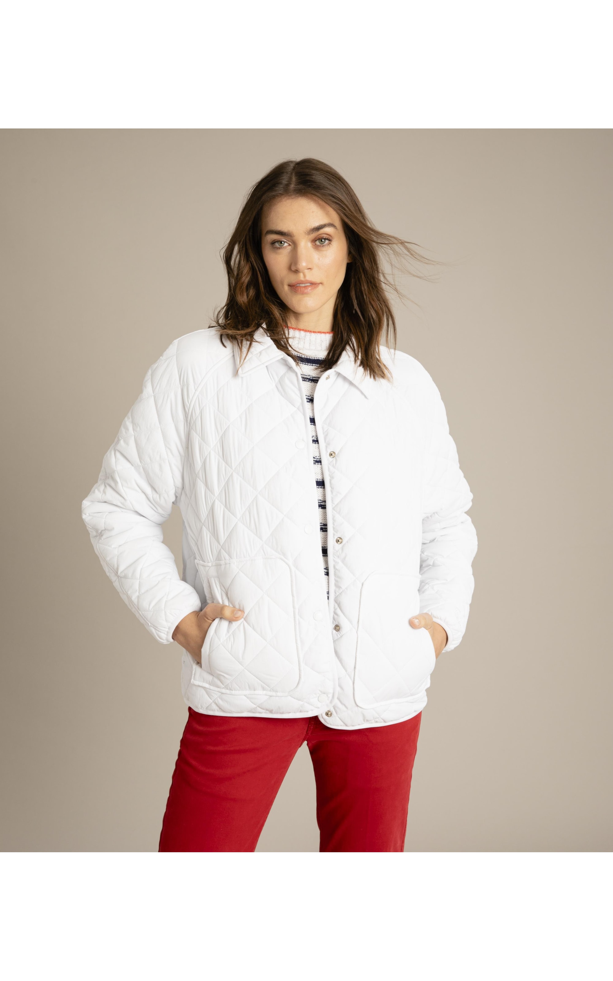 Jaqueta Sierra Quilted Off White
