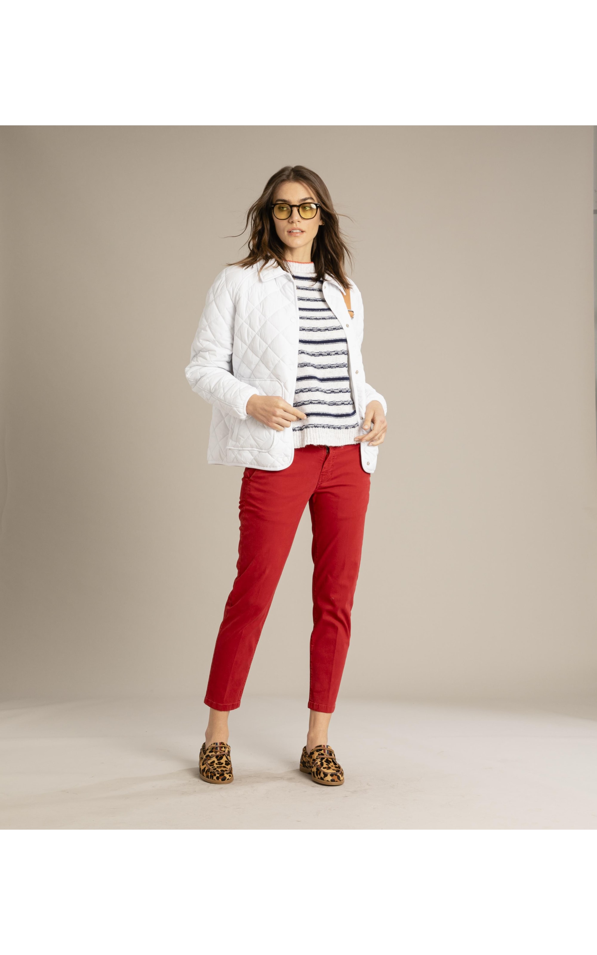 Jaqueta Sierra Quilted Off White