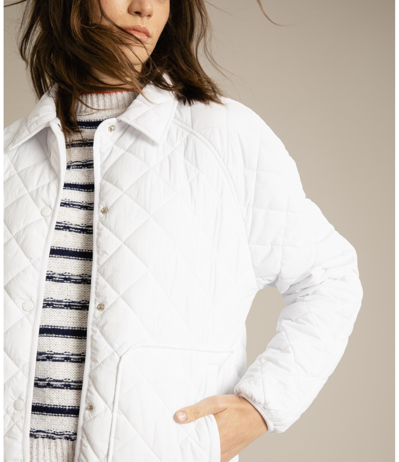 Jaqueta Sierra Quilted Off White