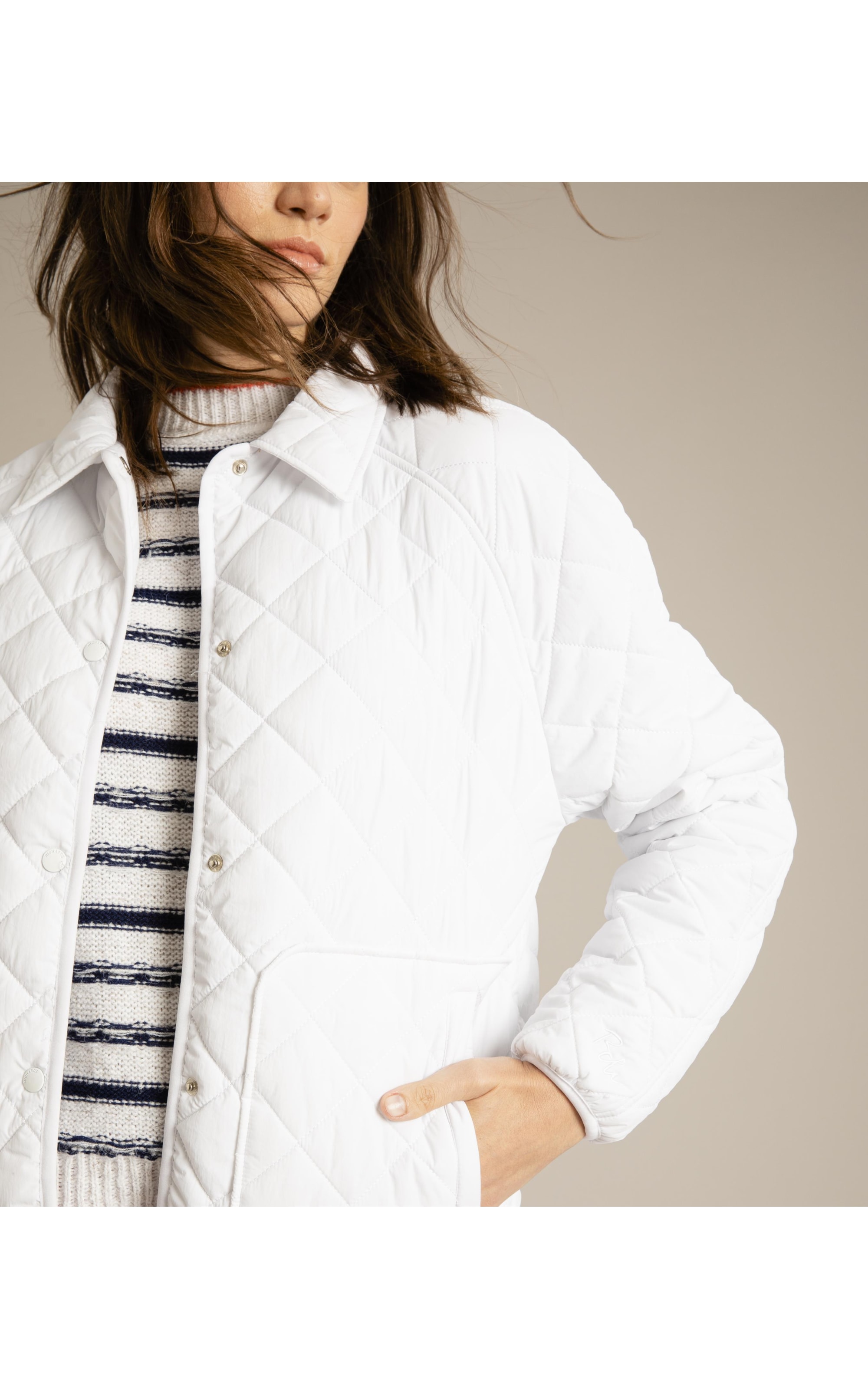 Jaqueta Sierra Quilted Off White