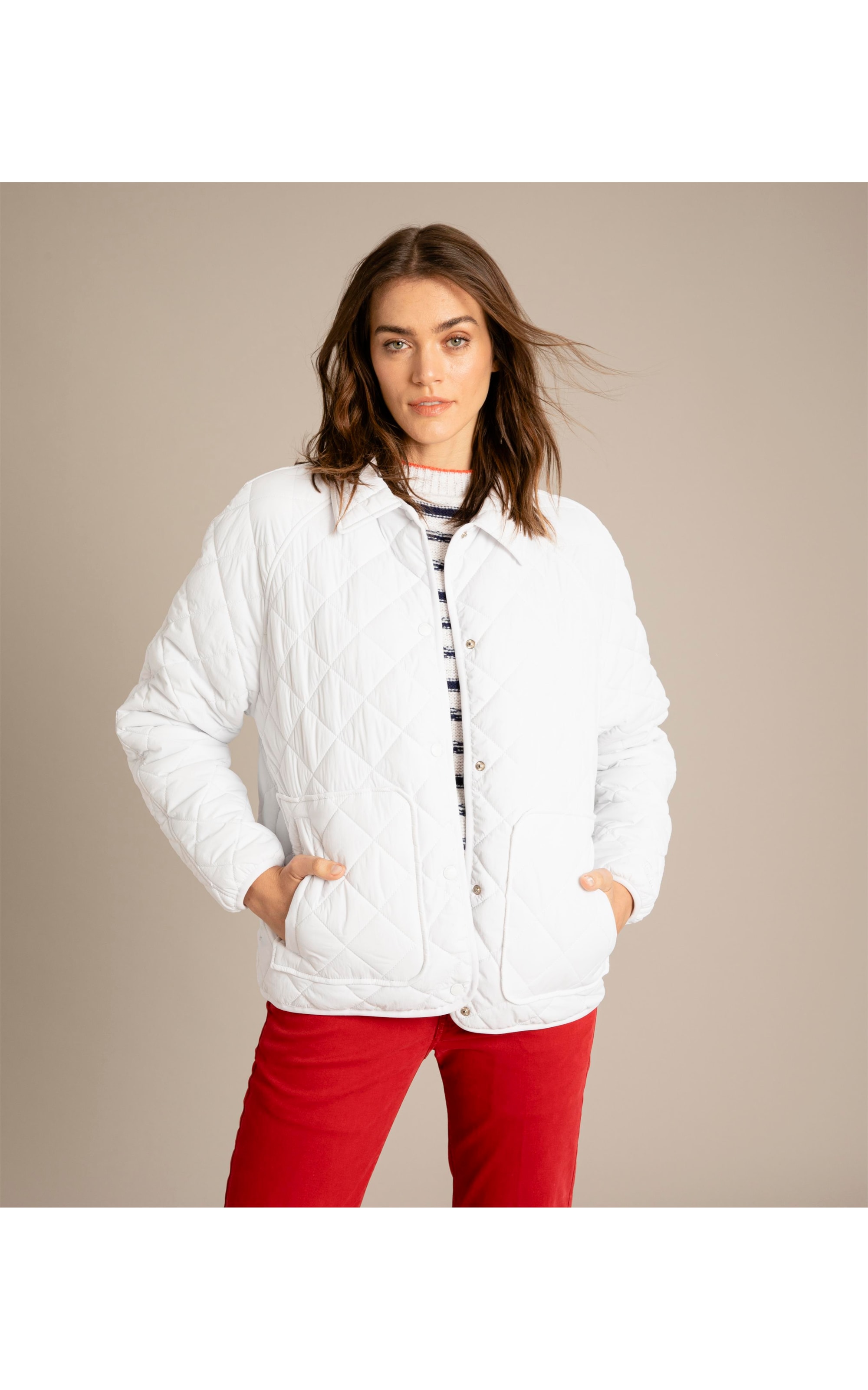 Jaqueta Sierra Quilted Off White