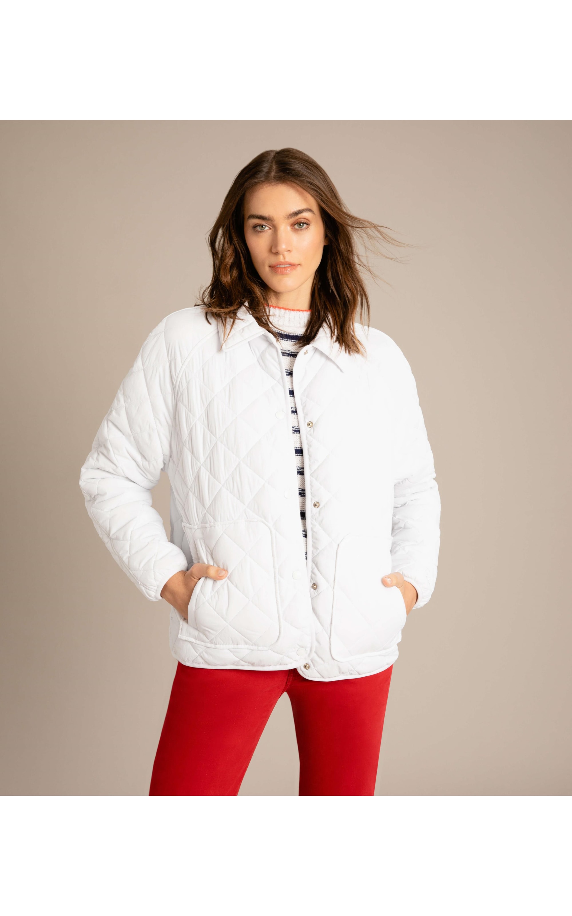 Jaqueta Sierra Quilted Off White