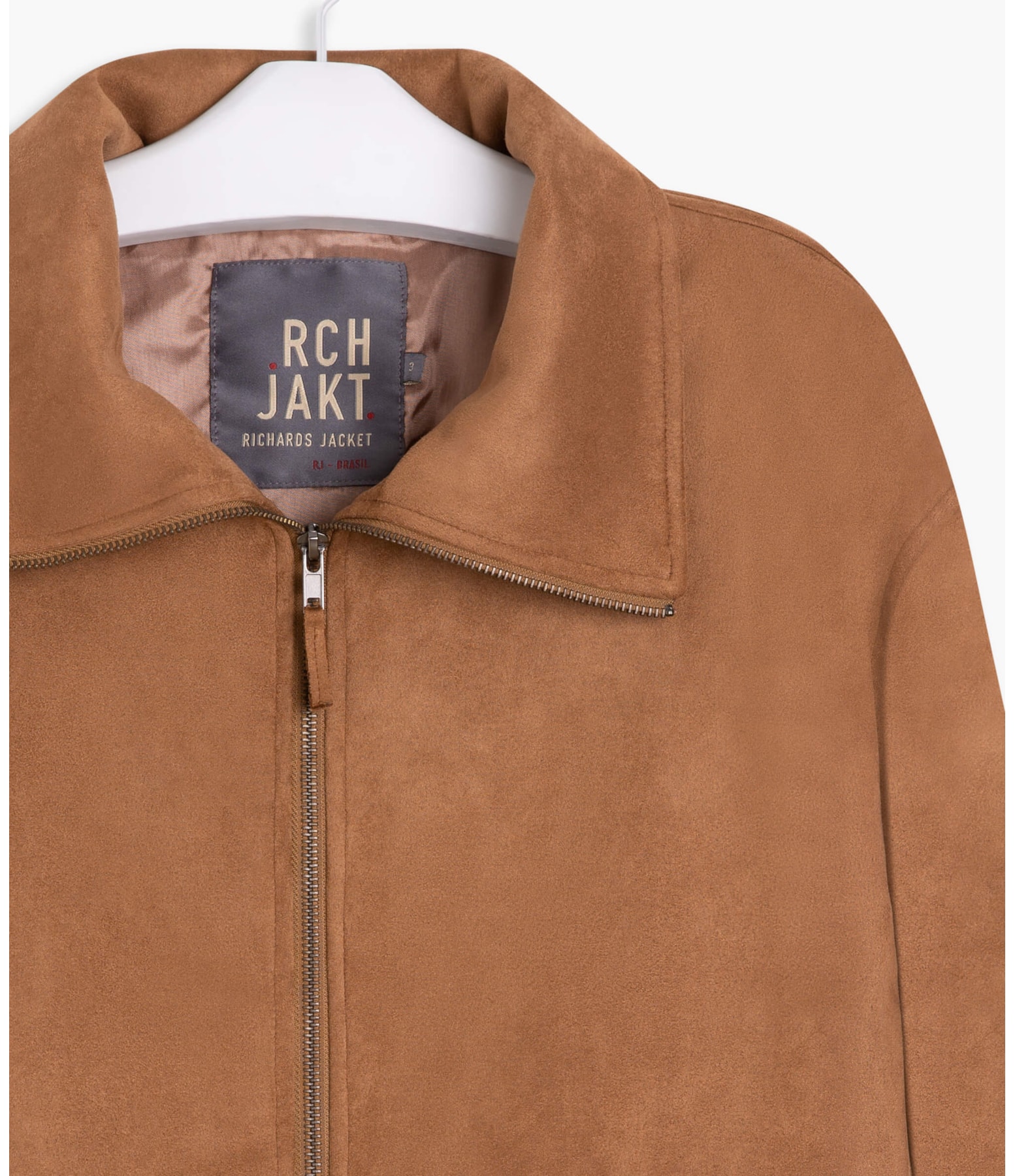 Jaqueta Suede Camel