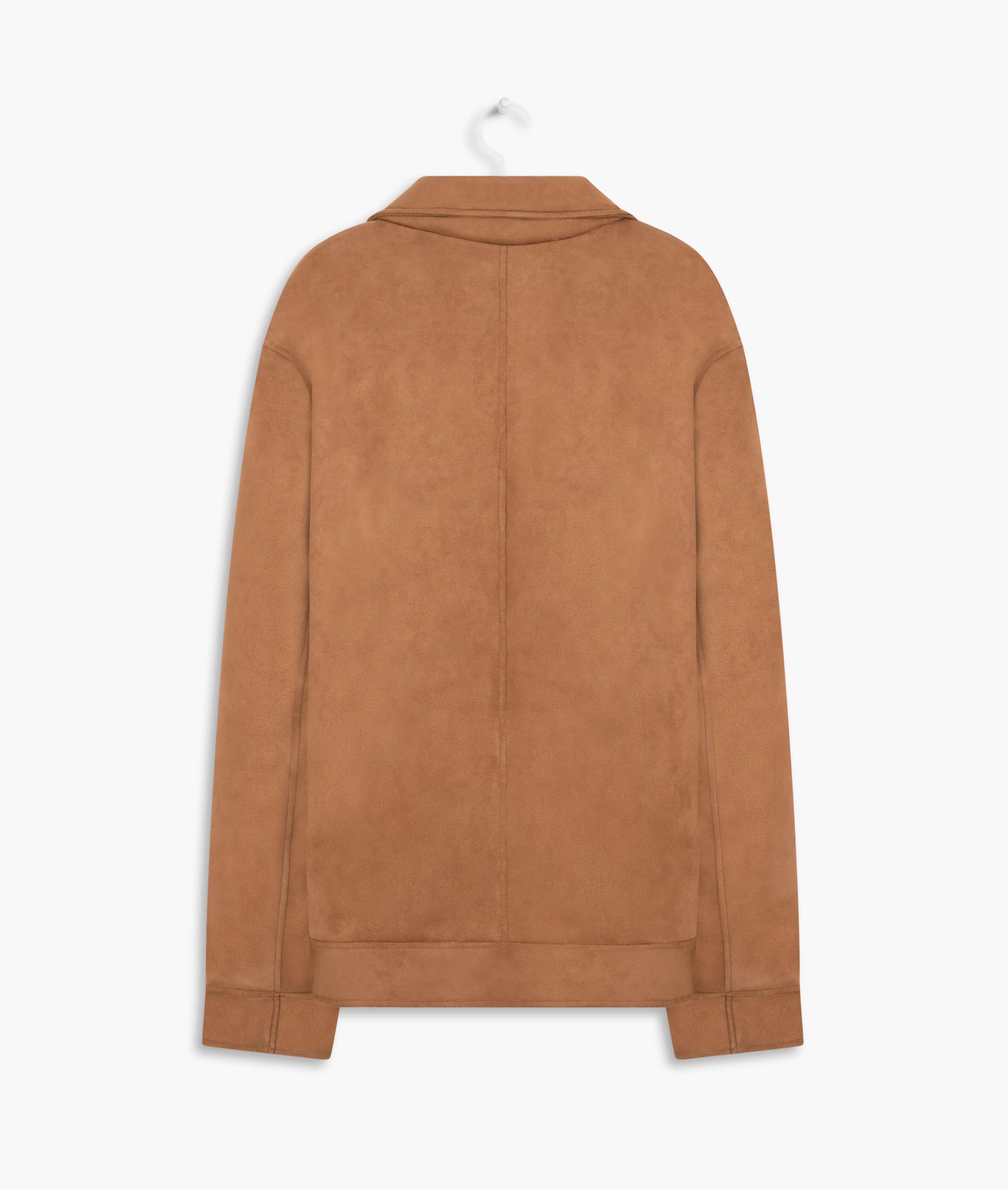 Jaqueta Suede Camel