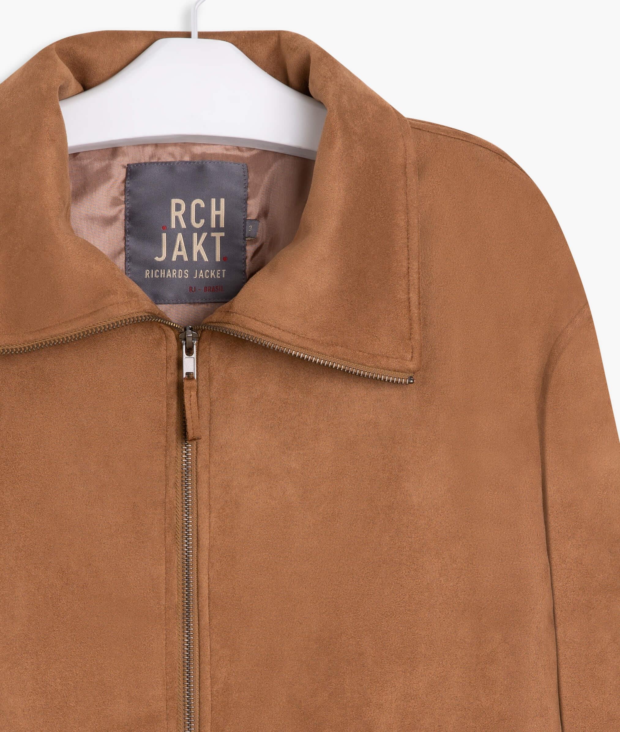 Jaqueta Suede Camel