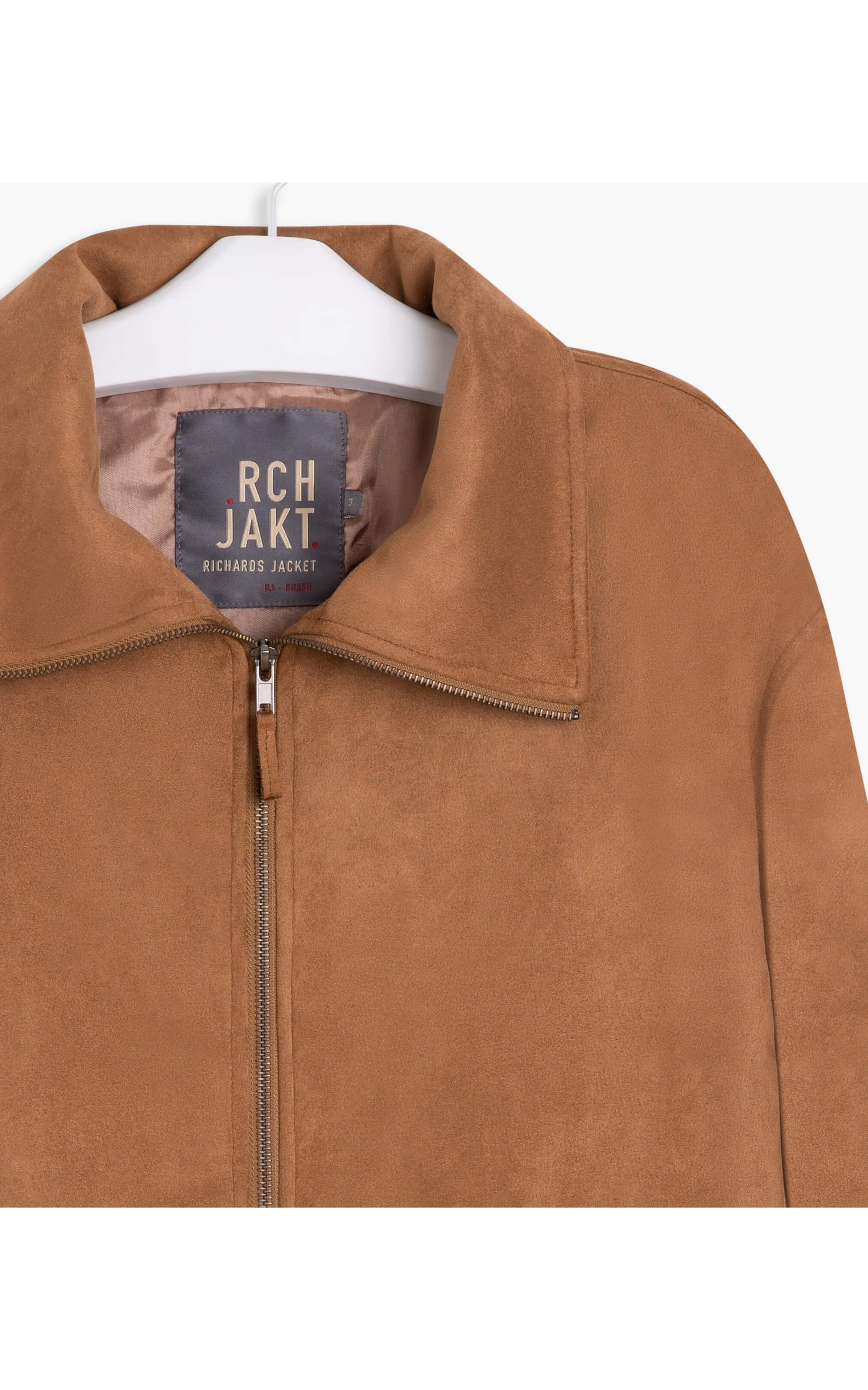 Jaqueta Suede Camel