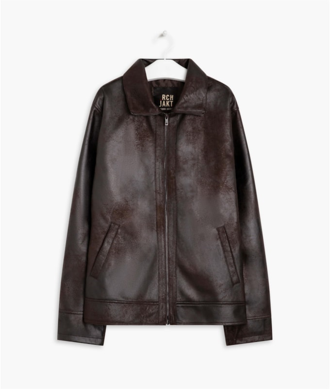 Jaqueta Suede Dark Brown