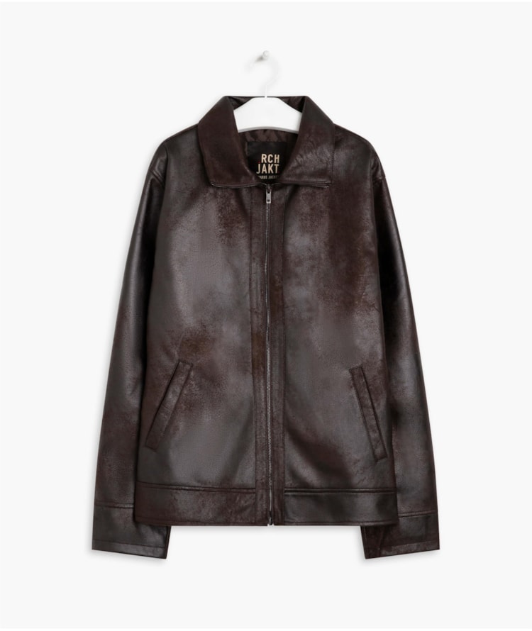 Jaqueta Suede Dark Brown