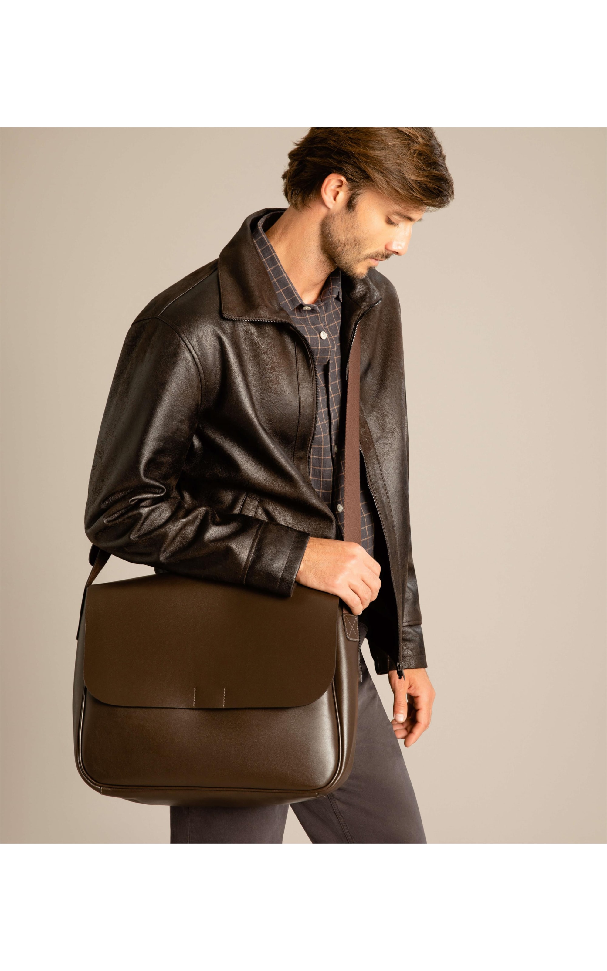 Jaqueta Suede Dark Brown