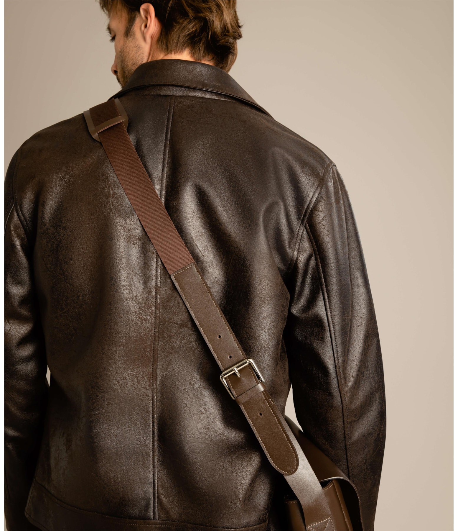 Jaqueta Suede Dark Brown