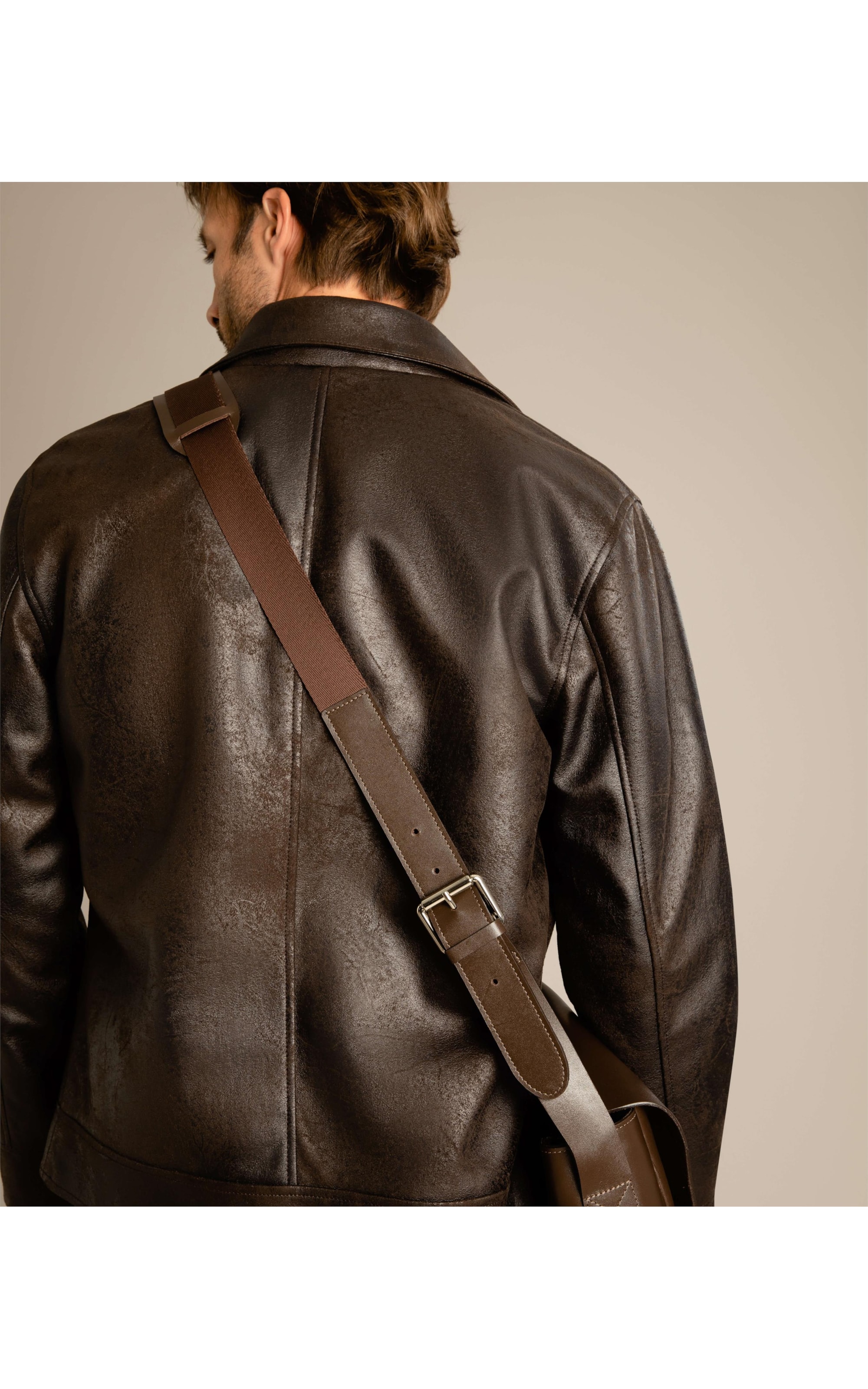 Jaqueta Suede Dark Brown