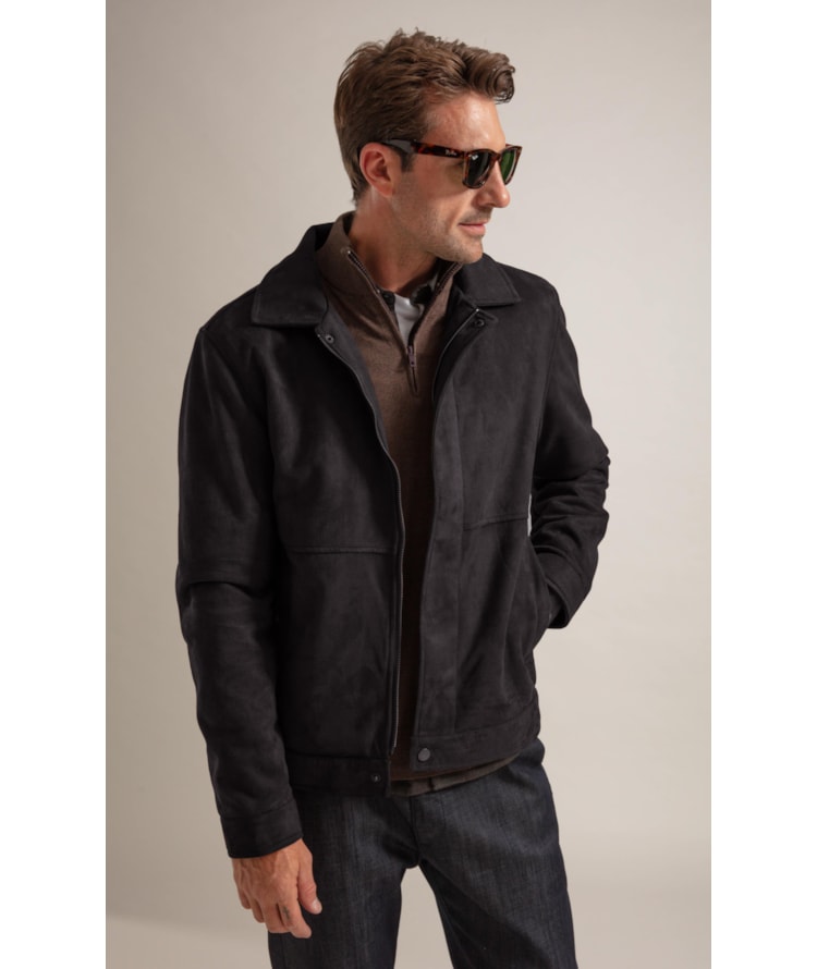 Jaqueta Suede Golf Classic Cafe