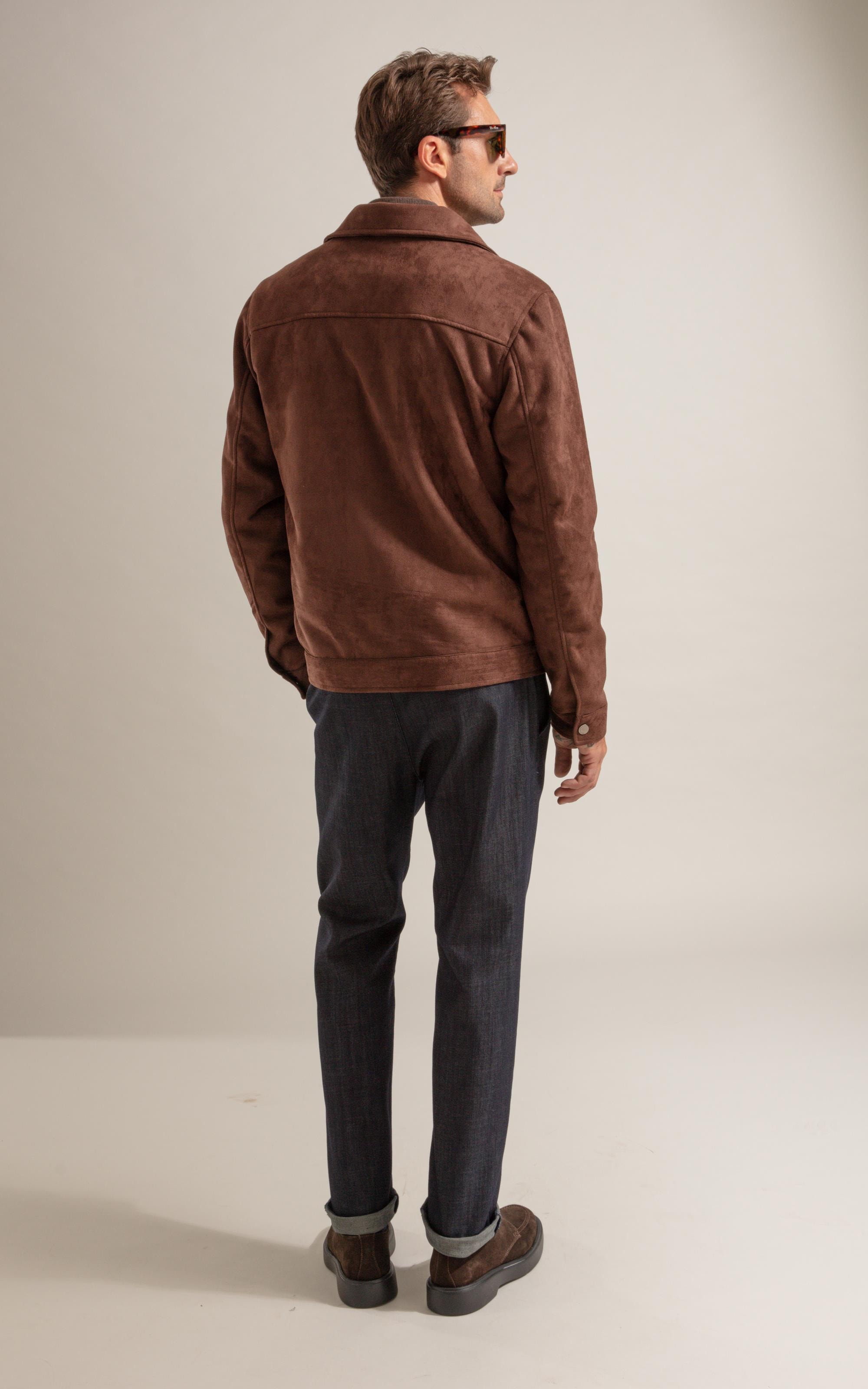 Jaqueta Suede Golf Classic Cafe