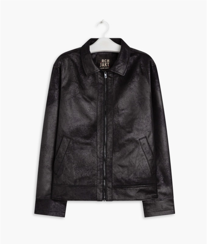 Jaqueta Suede Preto