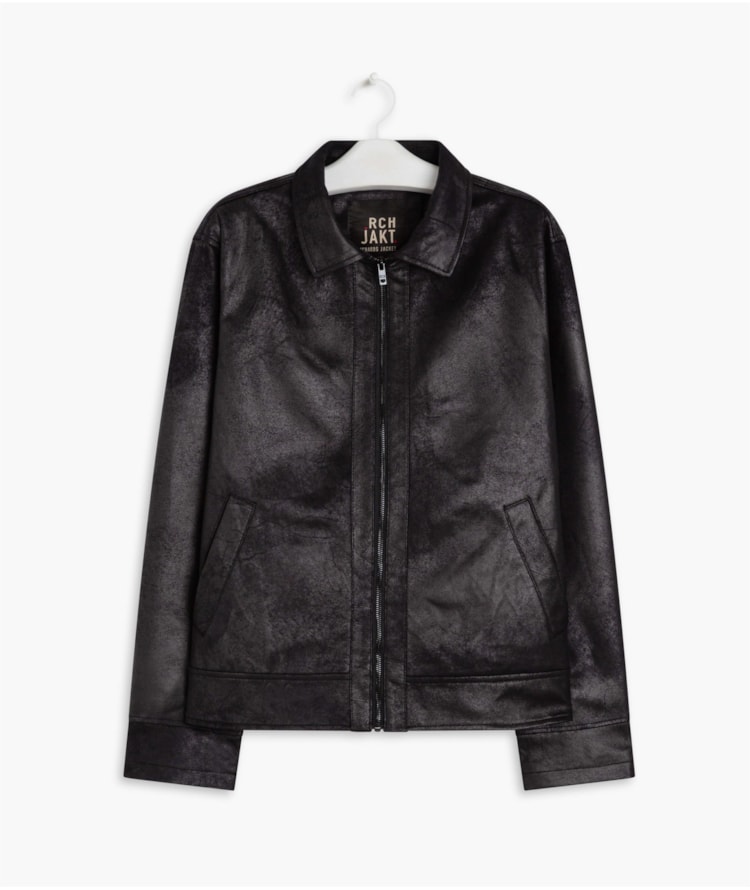 Jaqueta Suede Preto