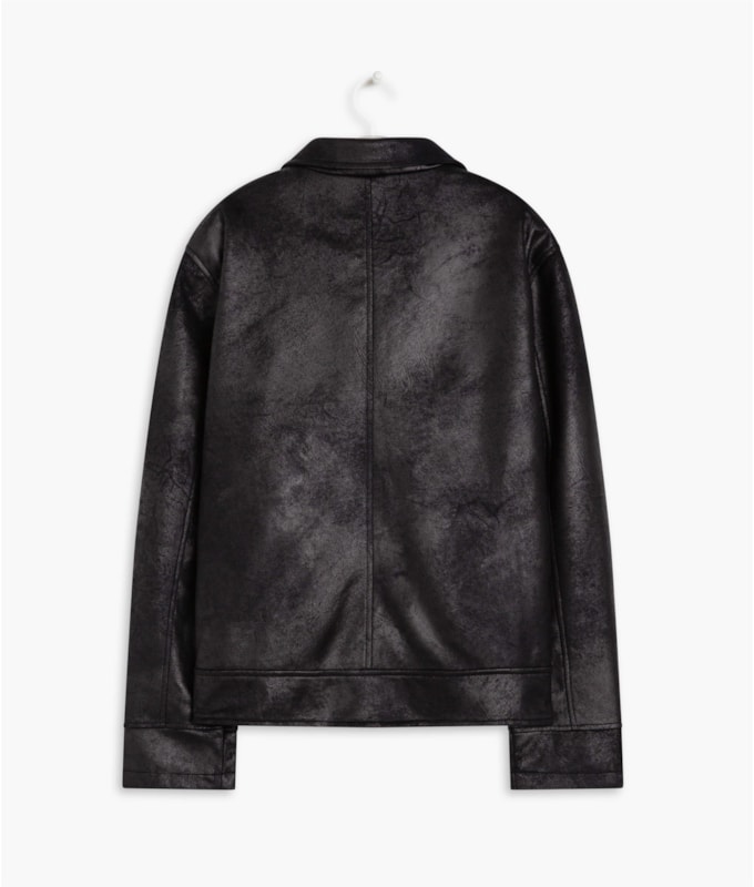 Jaqueta Suede Preto